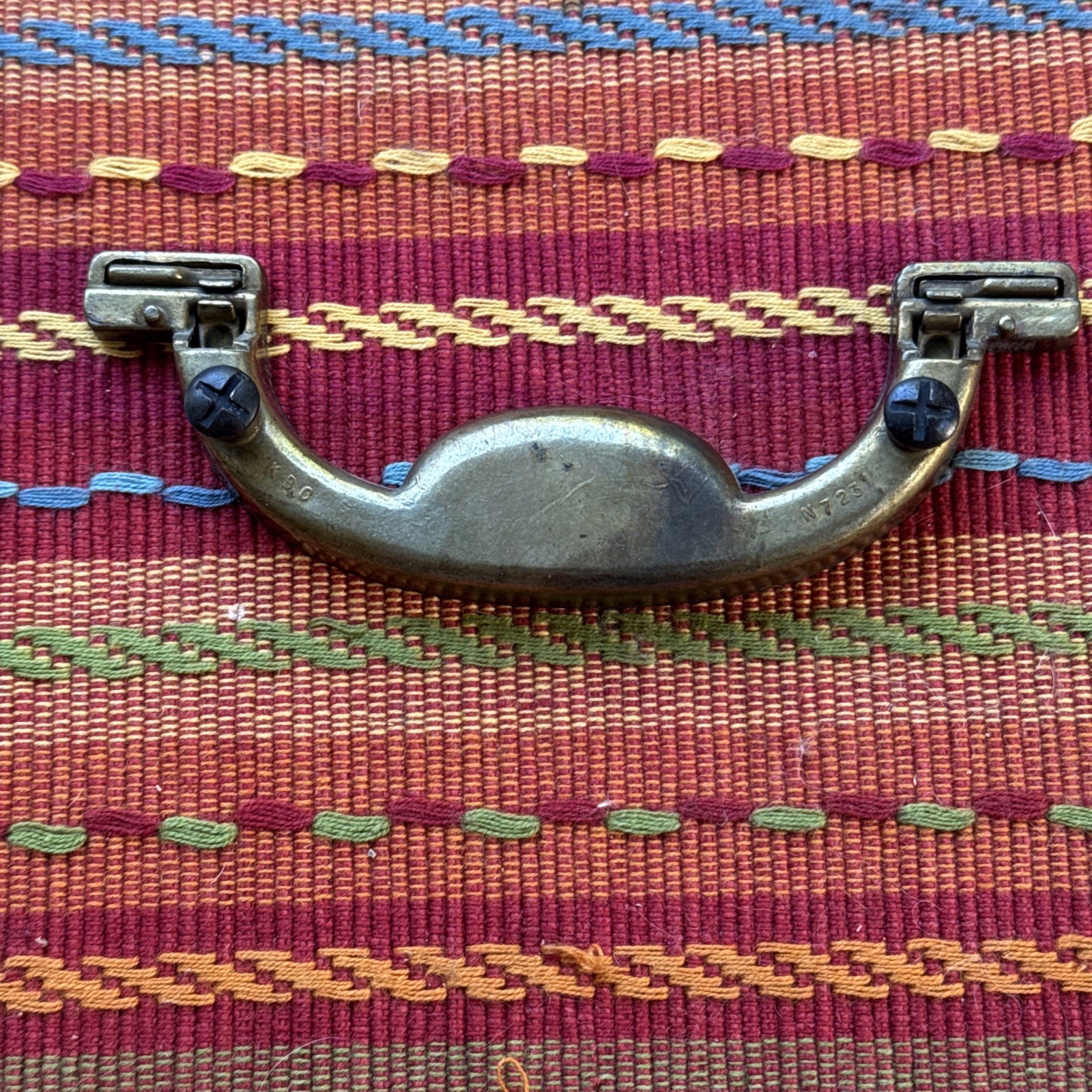 DREXEL ACCOLADE Brass Drawer Bail Pull Handle Campaign KBC N7231 – 3.5” CC