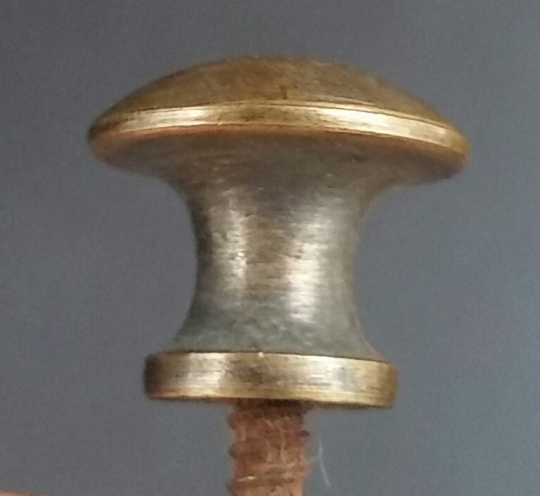 6 Solid Brass Stacking Barrister Bookcase 5/8″ Round Knobs Pulls Handles #K2