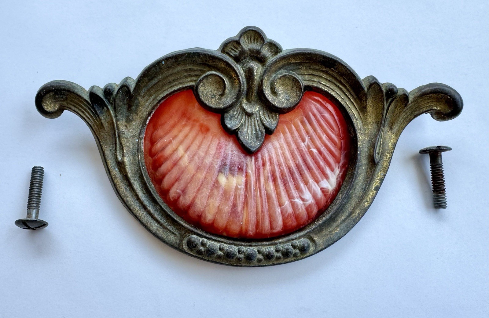 Antique Keeler Waterfall Dresser Drawer Pull Bakelite K676
