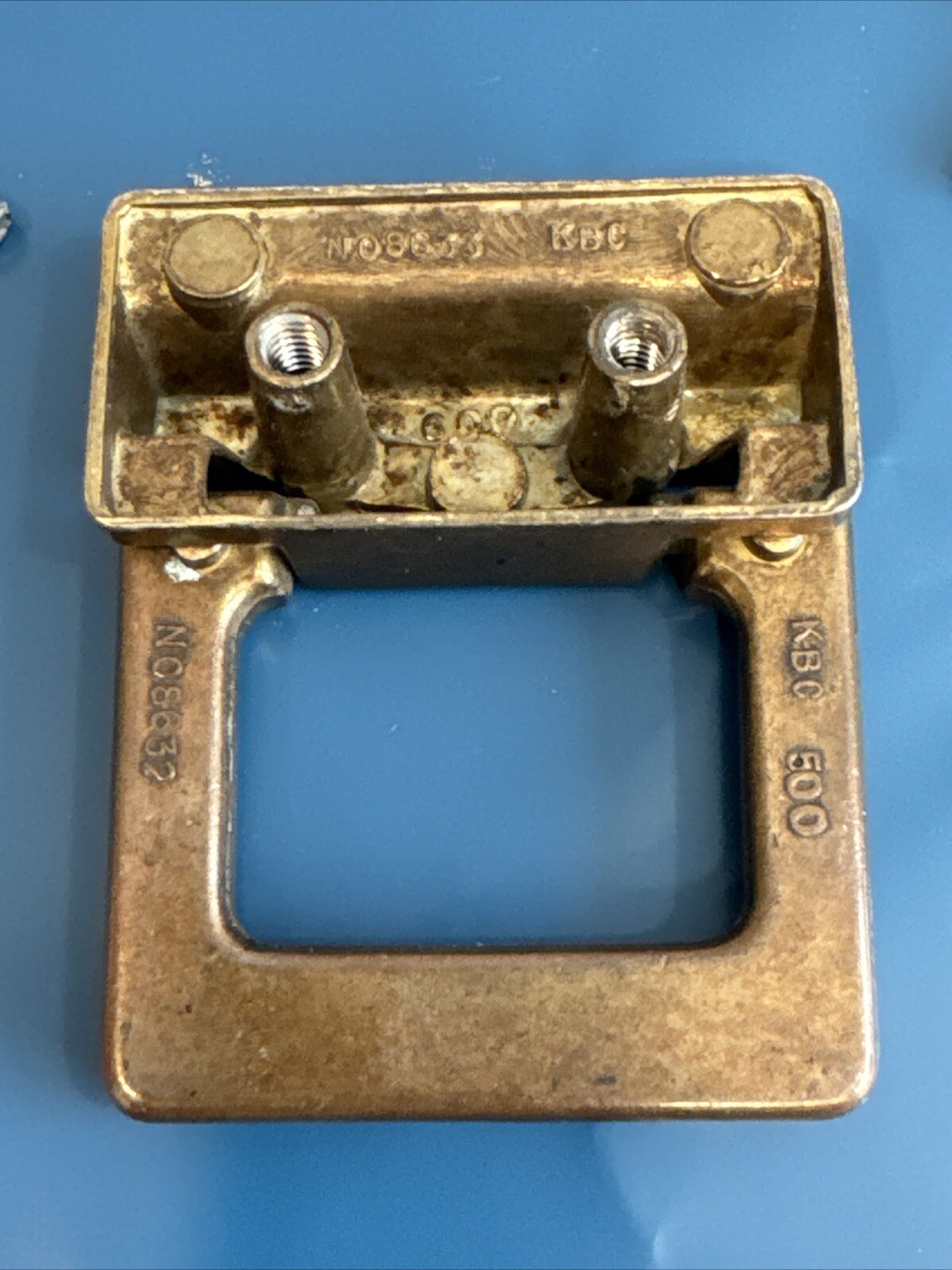 Drexel Woodbriar Drawer Pull Square Brass Vintage Bail Dresser Hardware