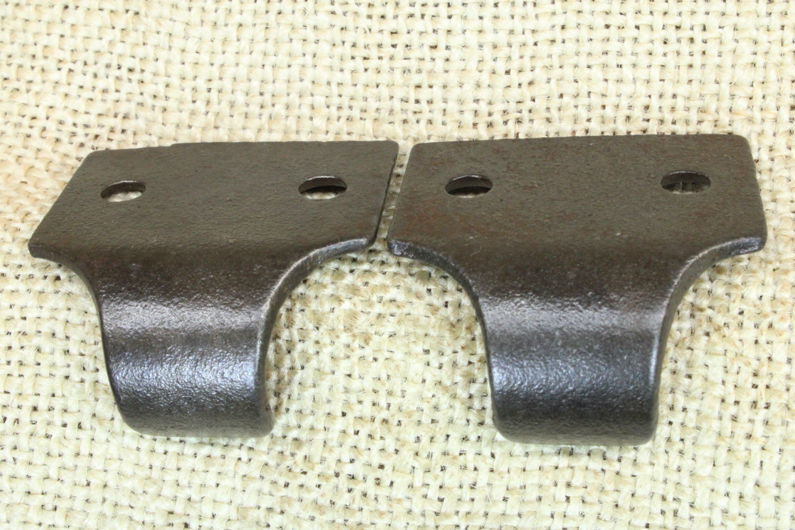 2 Old Window Sash Lifts Pulls Restored Cast Iron Victorian Windsor Flat 1 1/2”