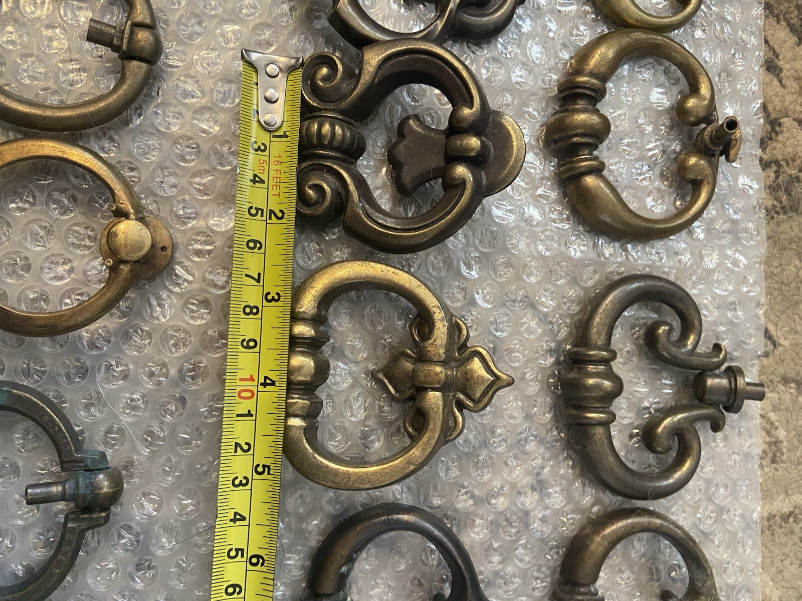 Vintage Cabinet Pulls 26 pcs. AMEROCK KEELER BRASS CANADA & Others