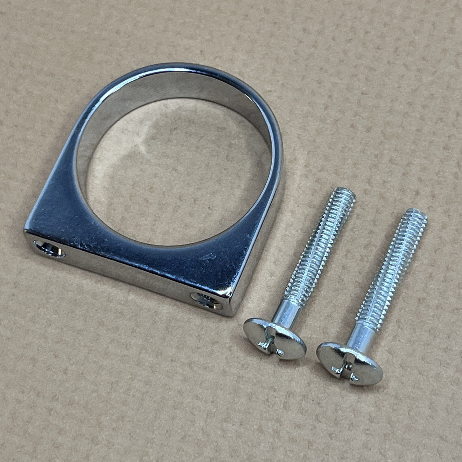 1-1/4″ Chrome Stainless round finger Ring Pull Drawer cabinet knob *