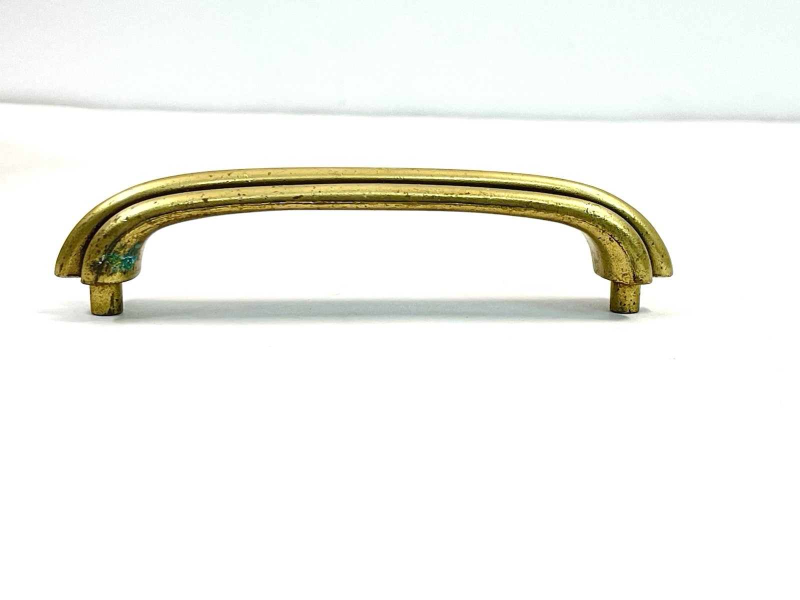 KBC Keeler Brass Co Vintage Drawer Pull Fixed Handle MCM 4.25″ OCB lot#1908