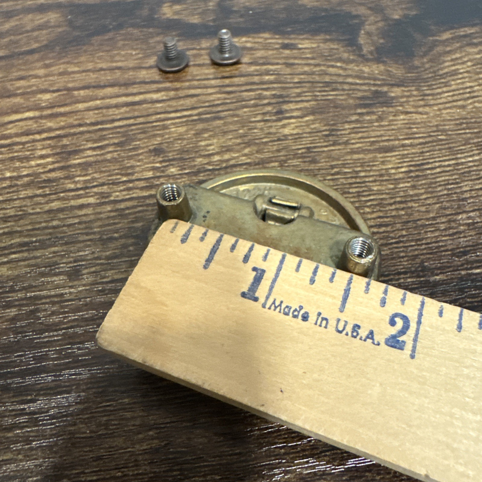 DREXEL ACCOLADE Brass Drawer Bail Pull Round Campaign KBC N7228 – 1.5” CC