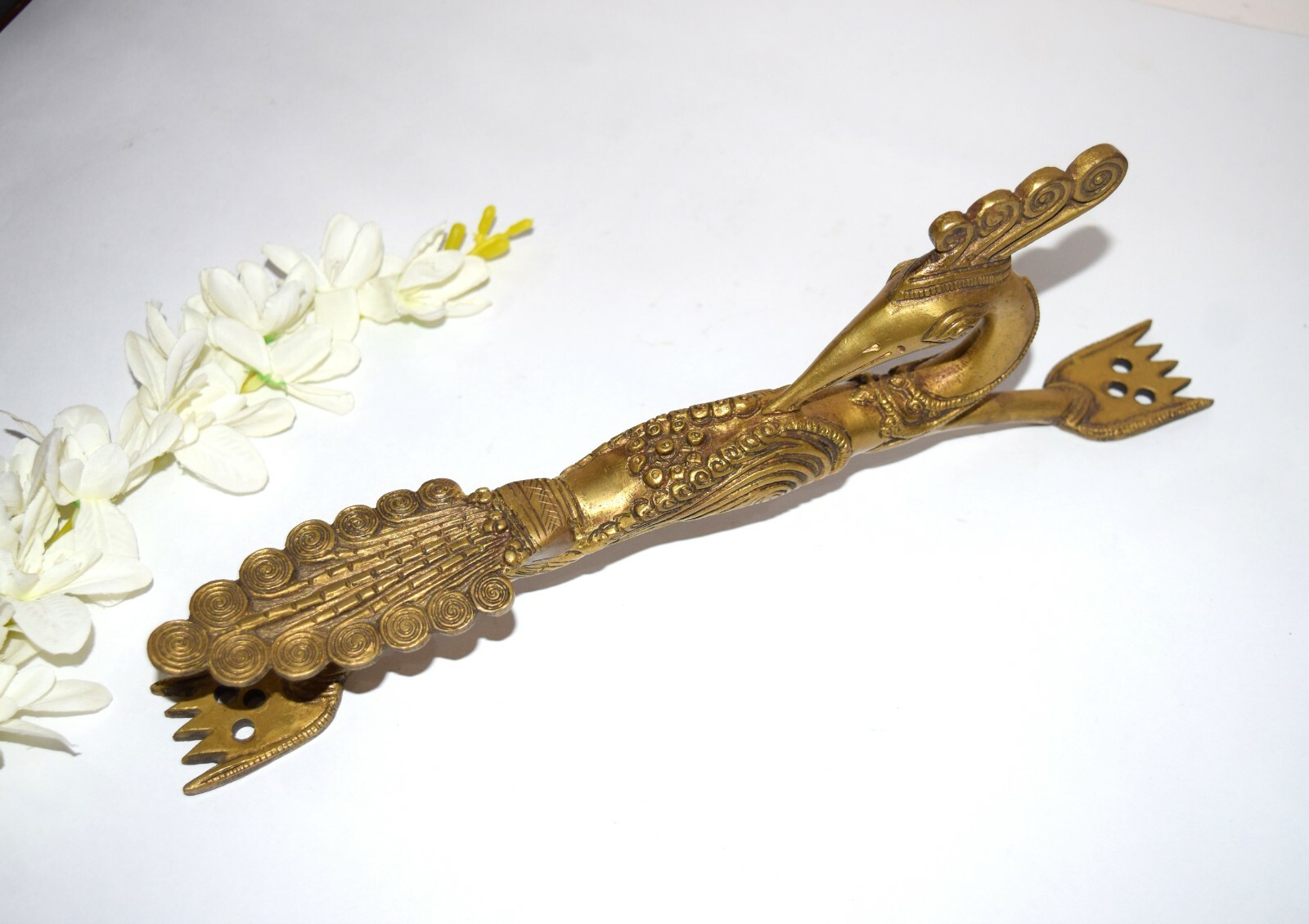 Peacock Door Handle Brass Peafowl Style Dresser Pull Bird Door Accessories GTX
