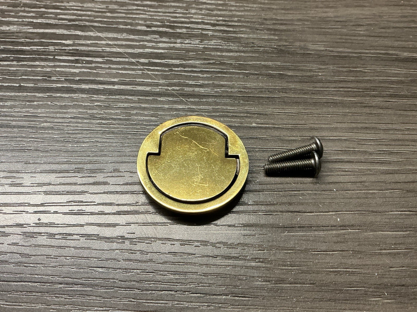 Vintage Keeler Brass Co N10120 Campaign FLIP OUT FINGER Drawer Pull 4 Avail (172