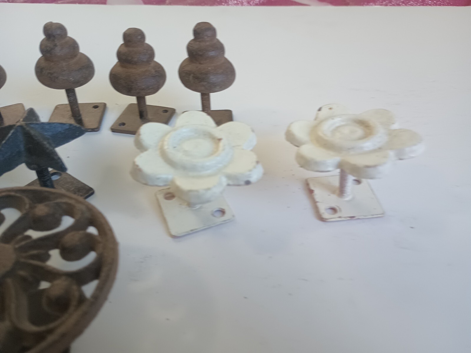 Decorative Salvaged Cast Iron Knobs