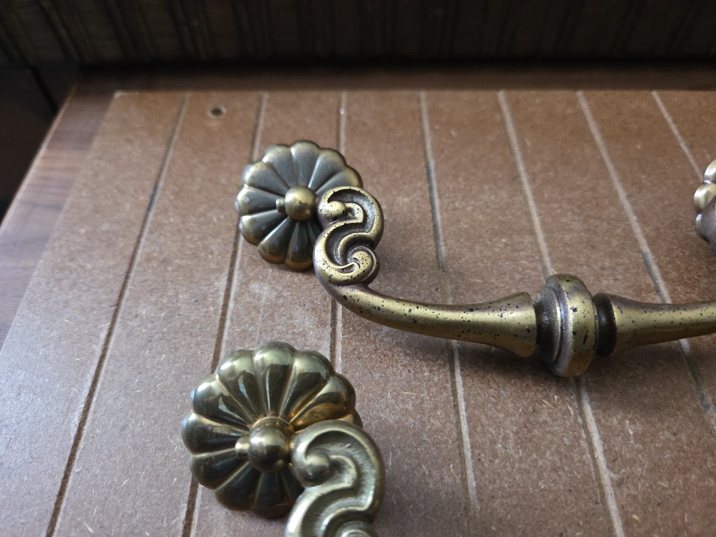 Antique Brass 5″cc Brass Drop Cabinet Bail Pull furniture cabinets drawers-pair
