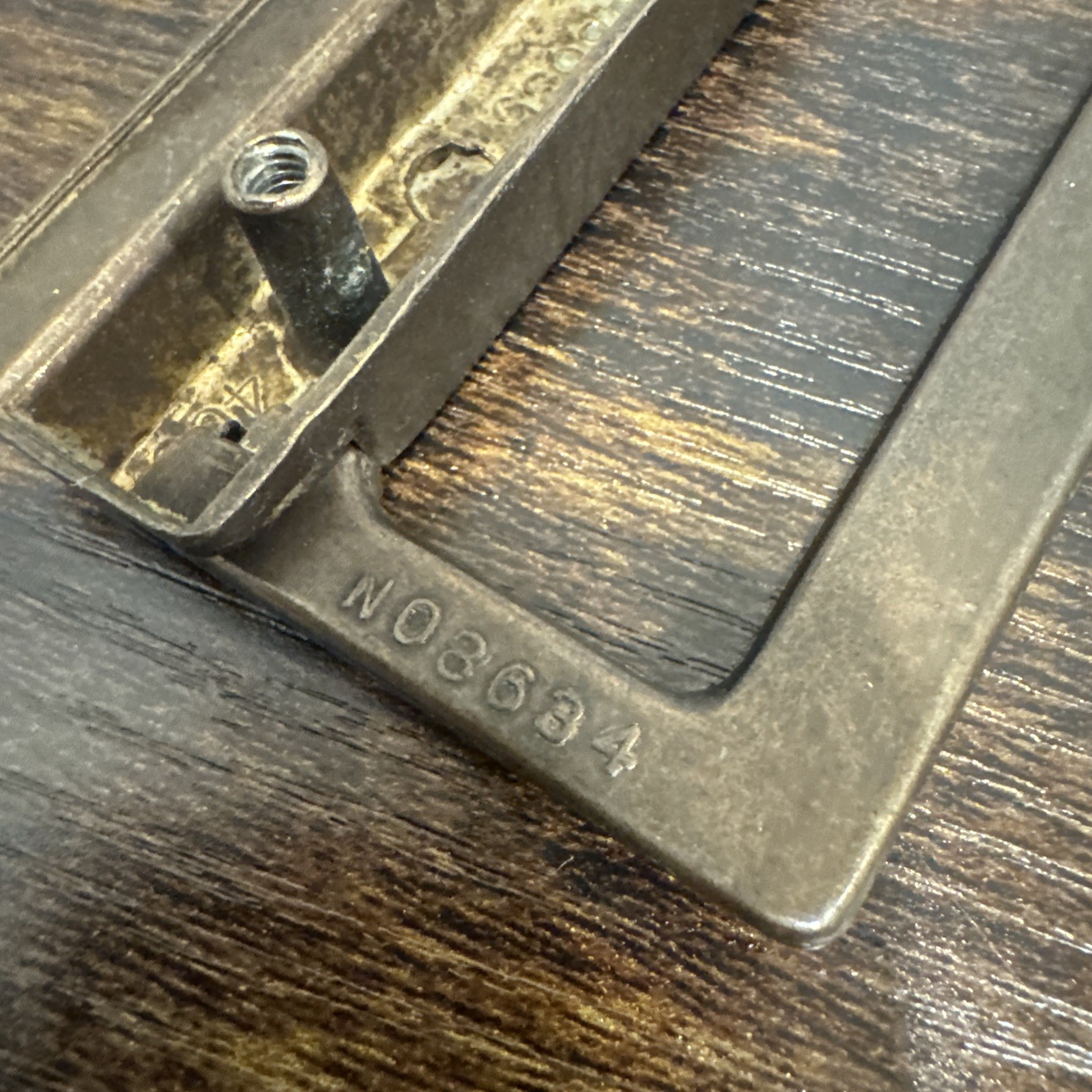 Drexel Woodbriar Drawer Pull Rectangle Brass Vintage Bail Dresser Hardware