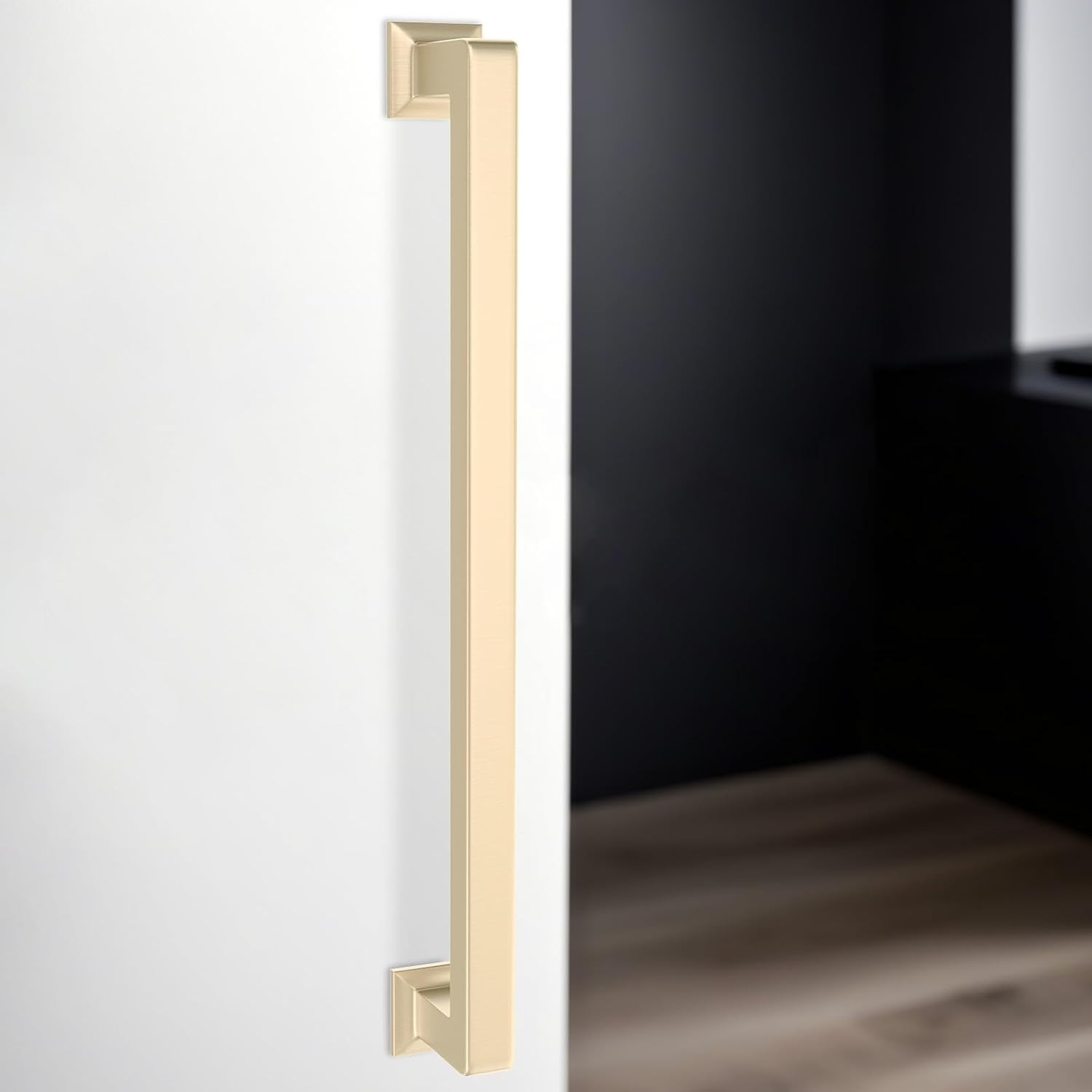 Komotia 6 Pack 12-3/5 Inch Cabinet Pulls Brushed Brass Kitchen Cabinet Handles