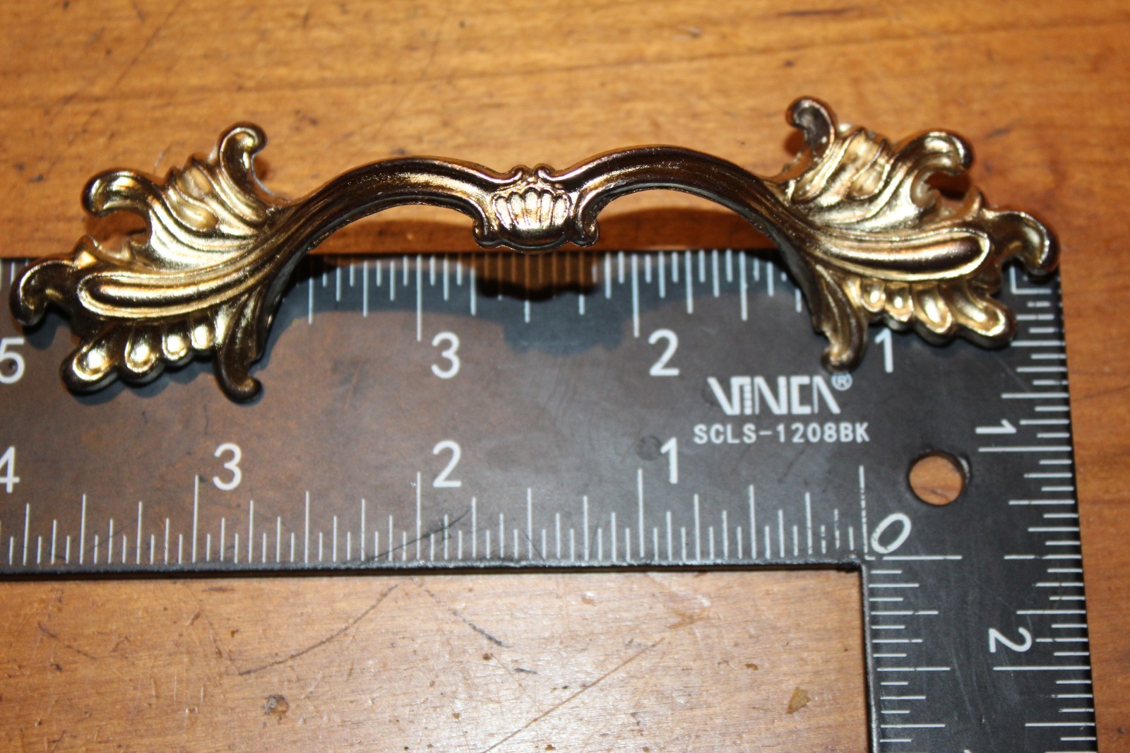 Vintage Cast French Provincial Drawer Pull Handle M-53