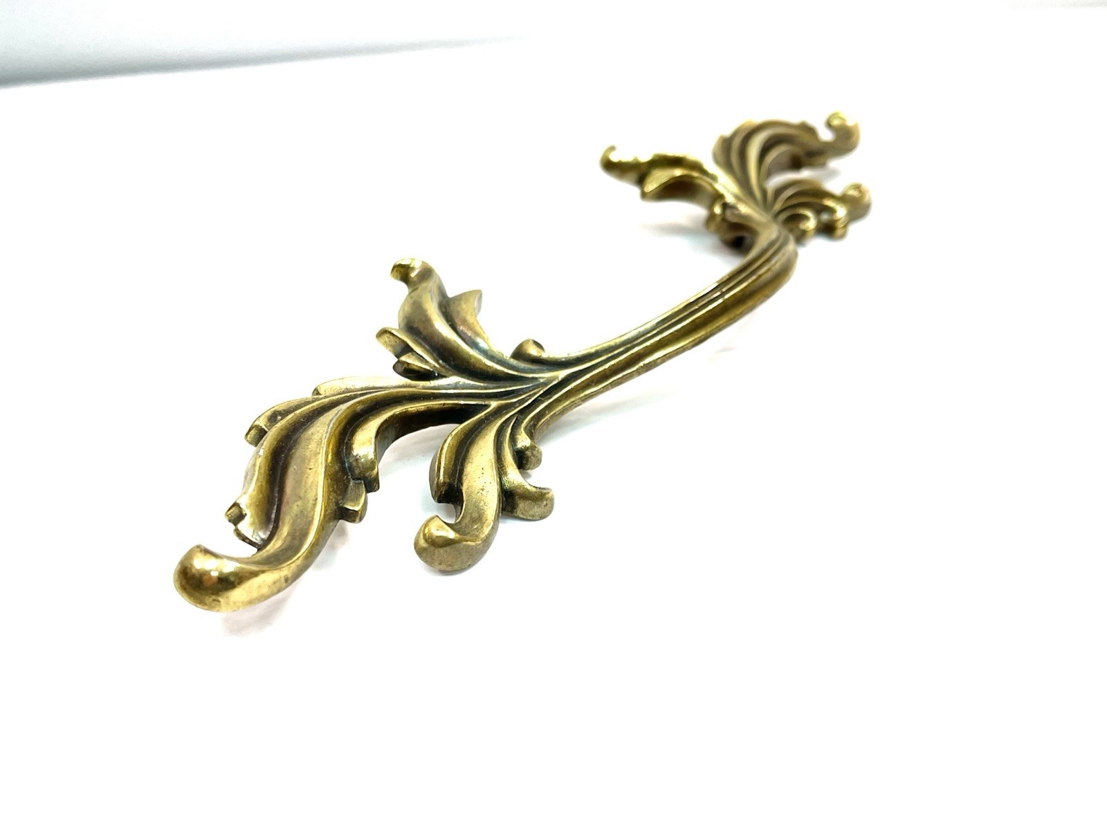 KBC Keeler Brass Co Vintage 9.25″ LONG Drawer Pull Fixed Handle 3.75″ OCB