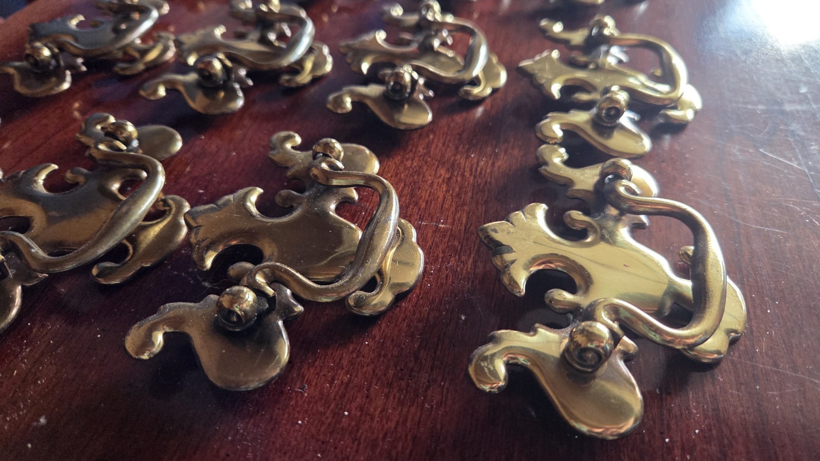 Vintage KBC Keeler Chippendale Bail Drawer Pulls Lot of 11 – 2.5″ CTC