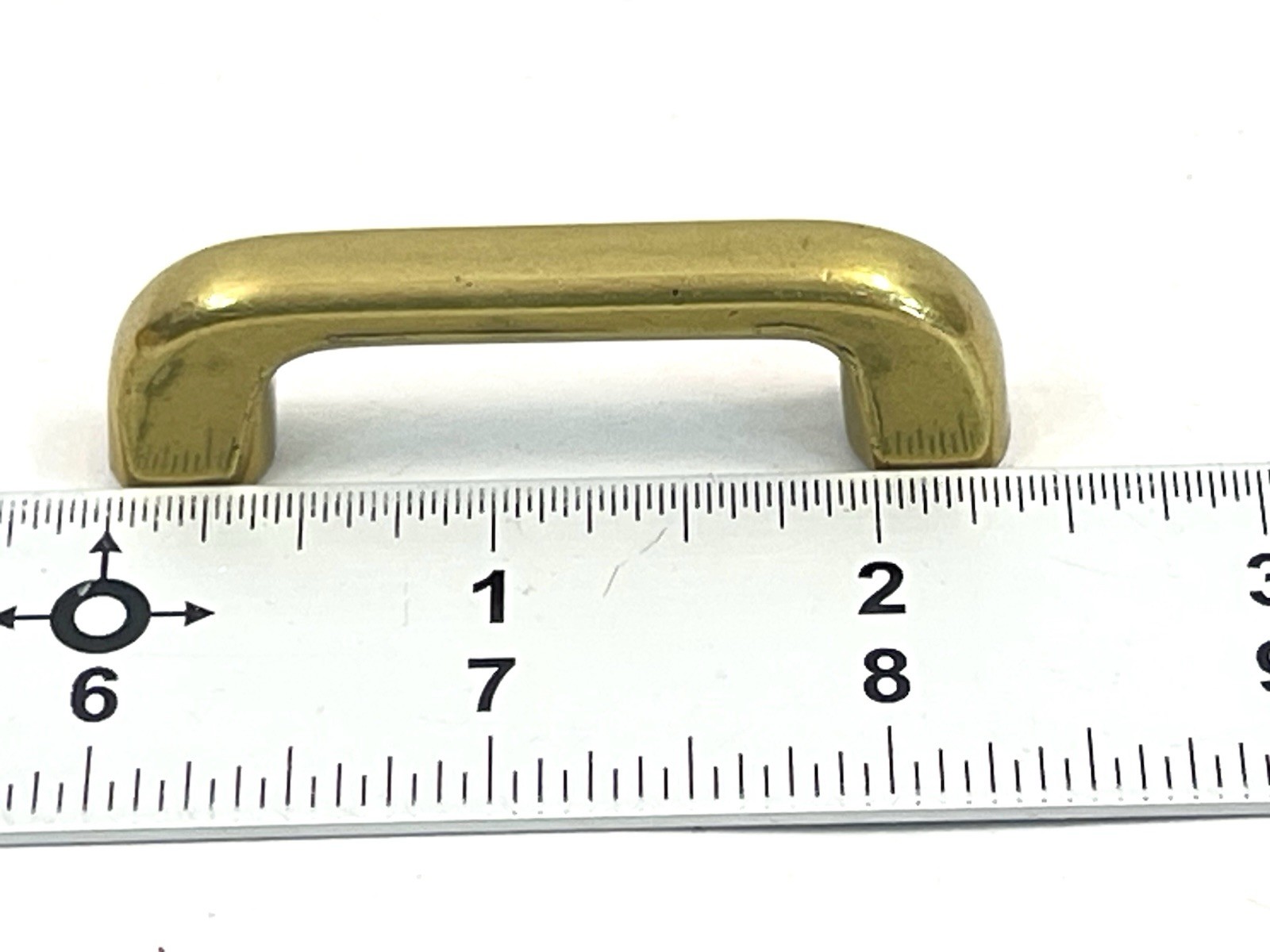KBC Keeler Brass Co Vintage Drawer Pull Mini File Cabinet Handle 2″ OCB lot#7460