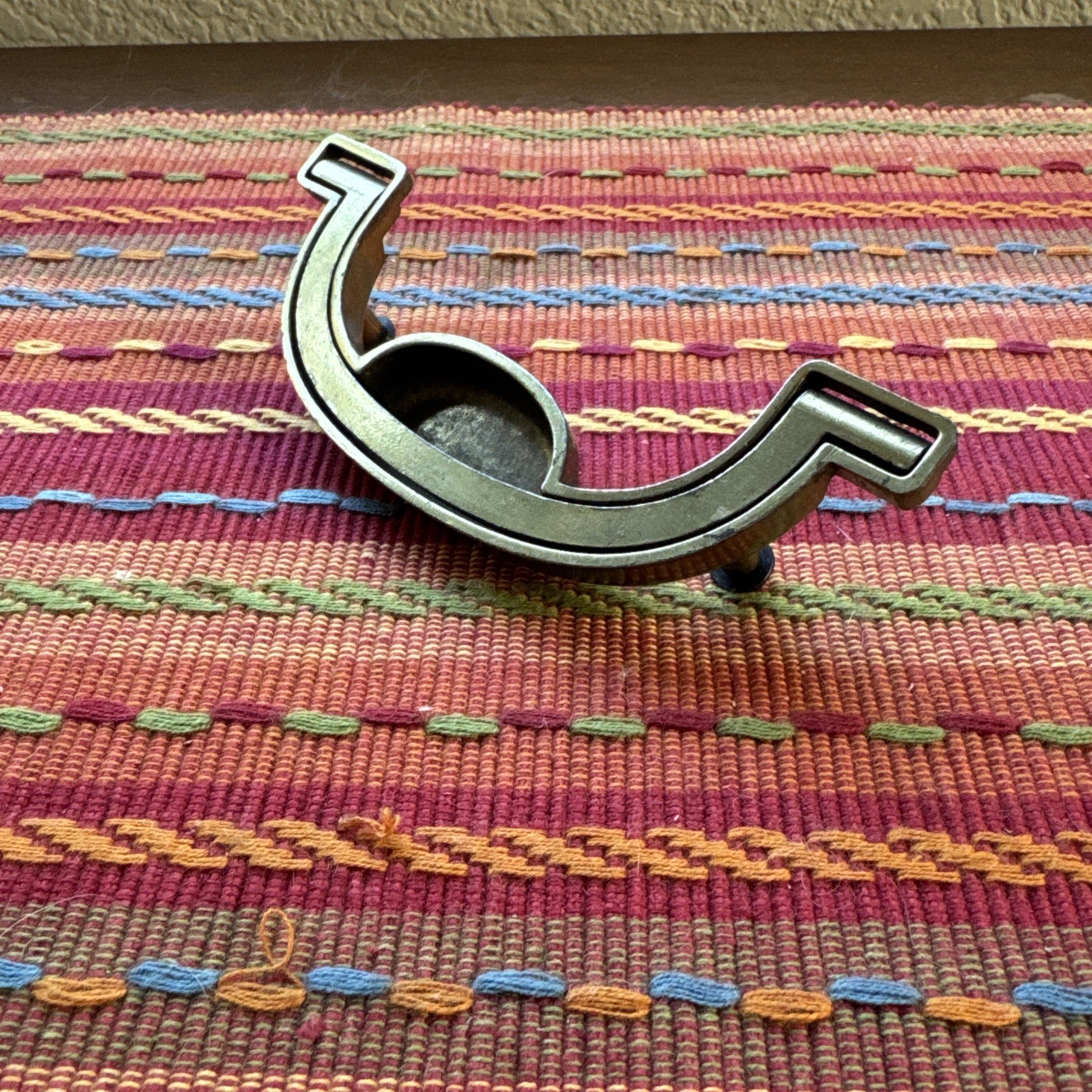 DREXEL ACCOLADE Brass Drawer Bail Pull Handle Campaign KBC N7231 – 3.5” CC