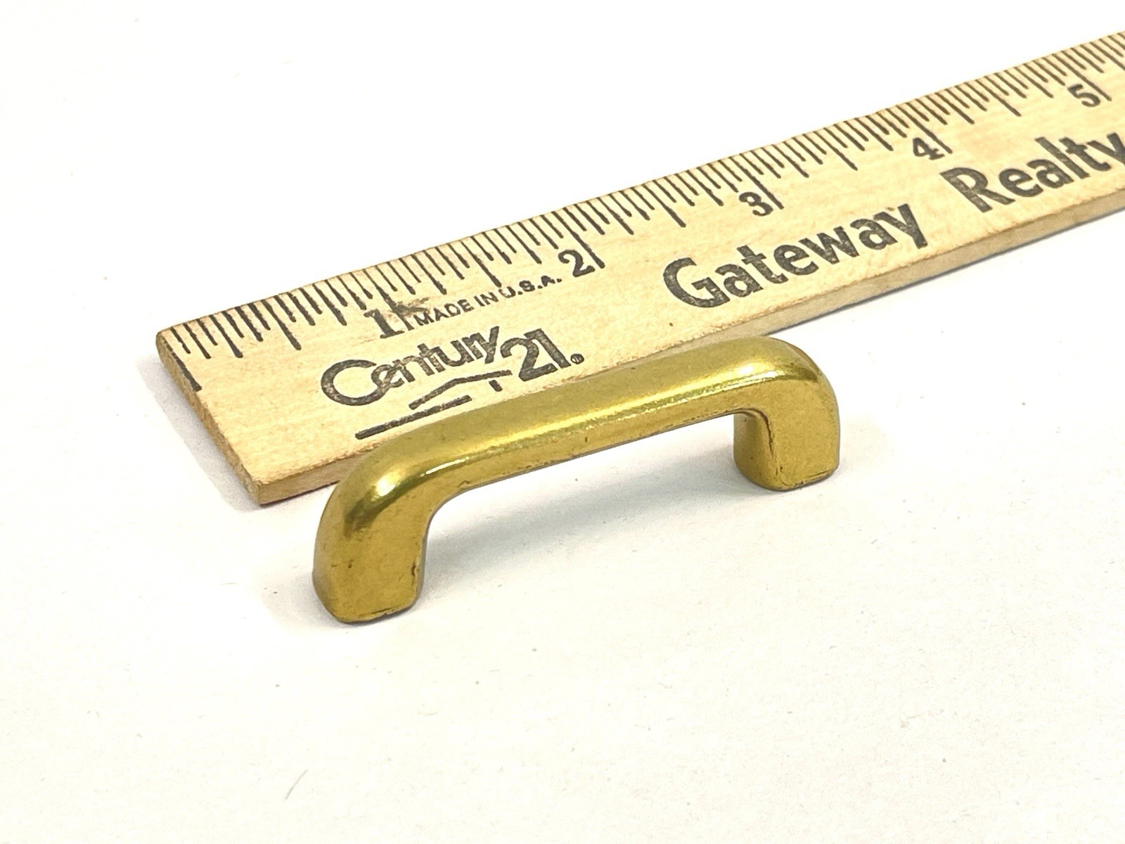 KBC Keeler Brass Co Vintage Drawer Pull Mini File Cabinet Handle 2″ OCB lot#7460