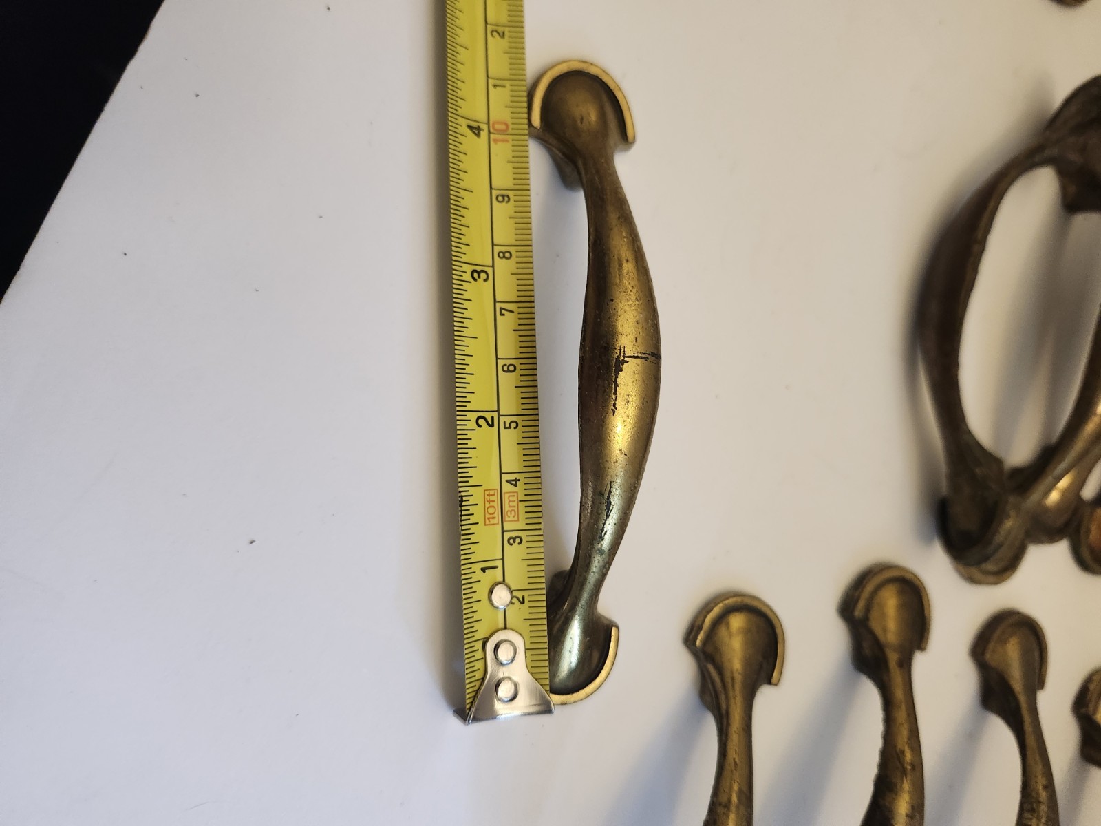 Vintage KBC Keeler Brass Drawer Pull Cabinet Handles Hardware Lot 34 Matching…