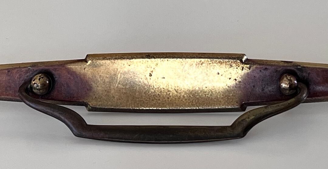 (4) Mid-Century Dresser Drawer Drop Handle Pulls 7″ Long / 4.5″ Screw To Screw