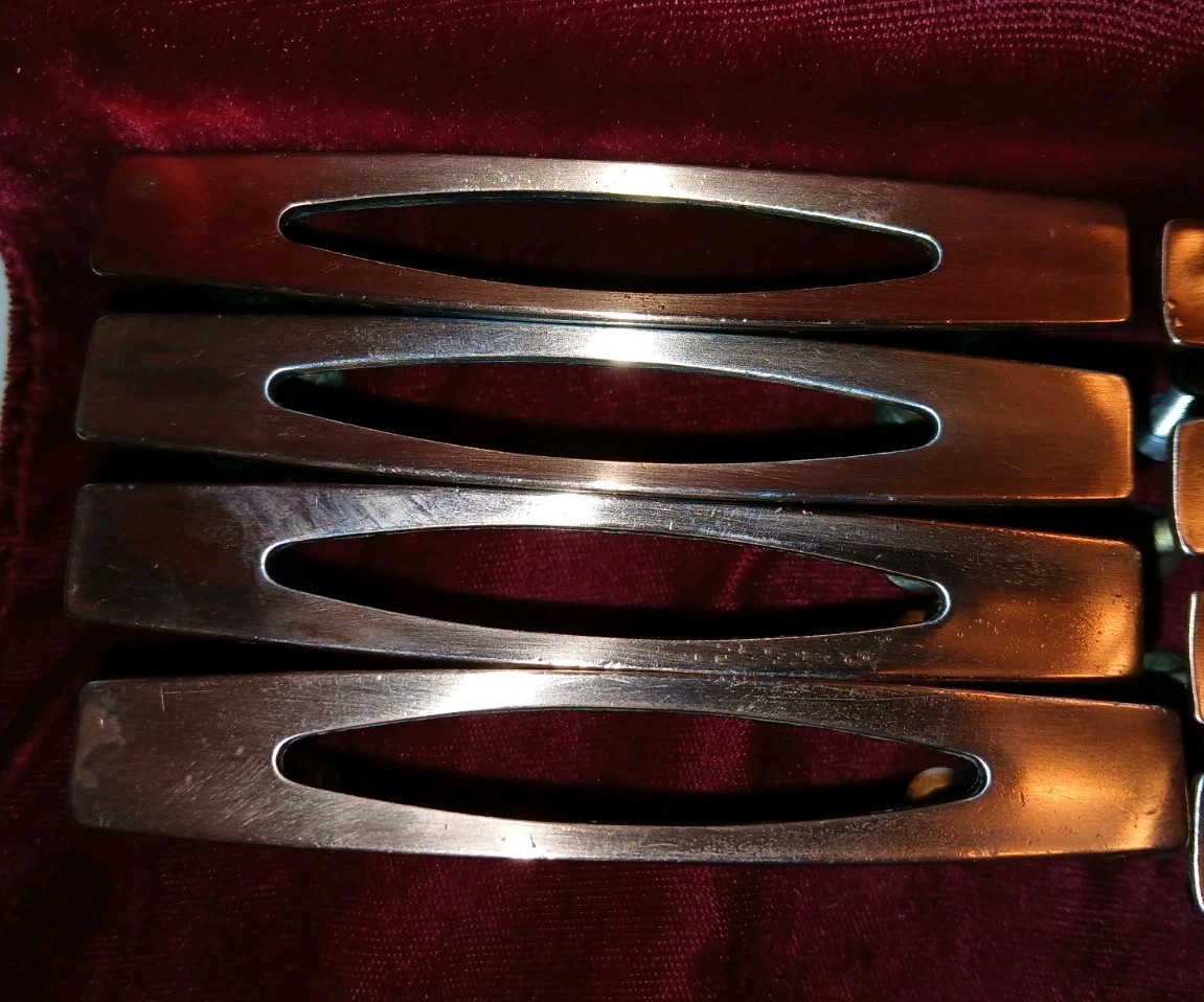 LOT 1 – Twelve MCM AJAX Nordic Modern Copper Drawer Door Pull Handle 3” Center