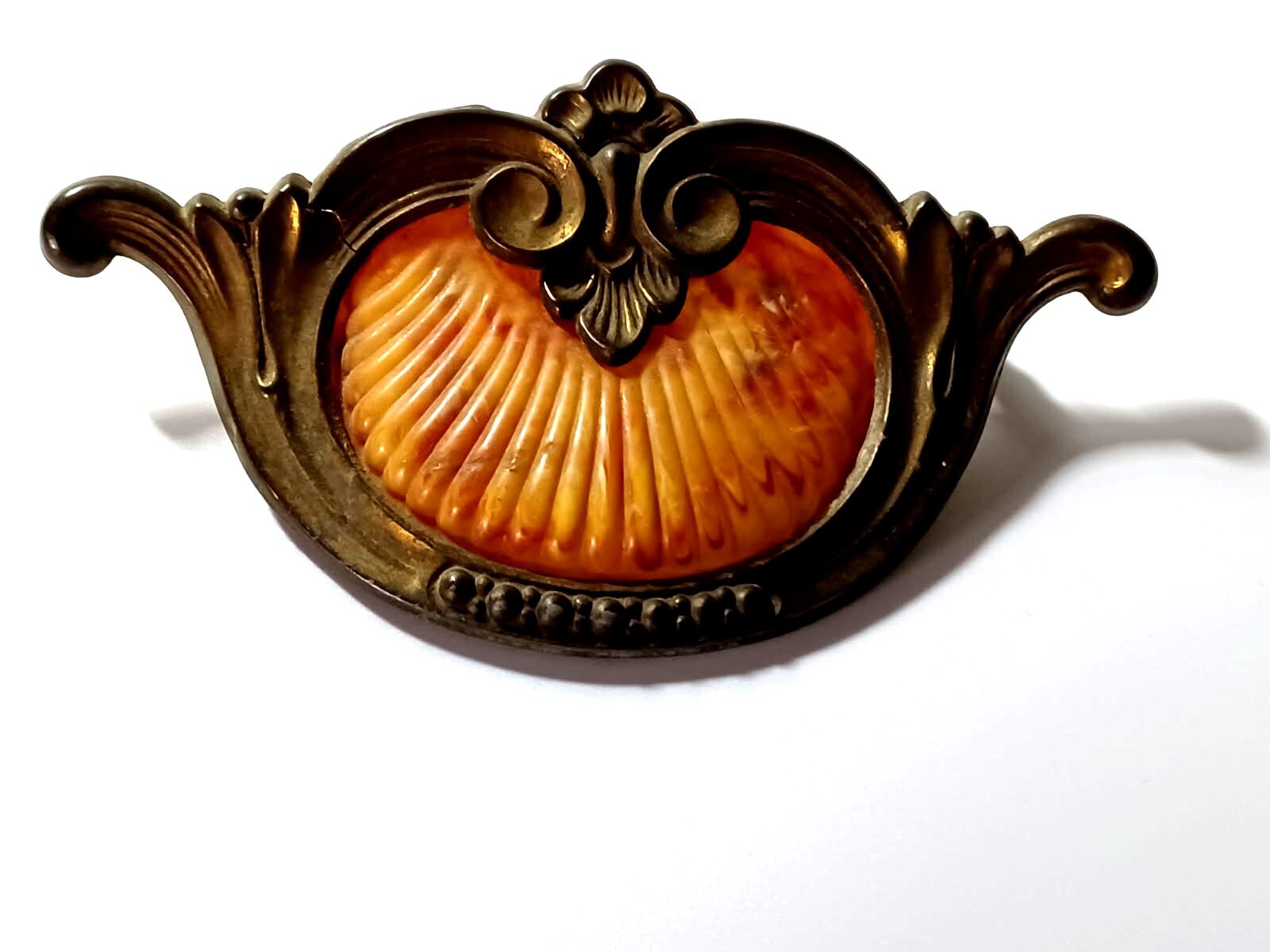 Antique Keeler Waterfall Dresser Drawer Pulls – Bakelite – Set of 3