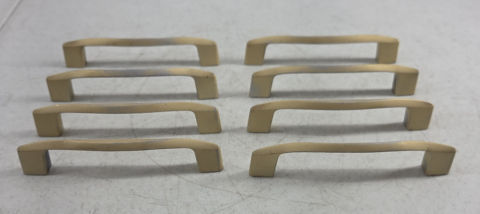 Vintage RD 1957 Amerock Lot of 8 Drawer Pull Handles Cabinet Pulls Cupboard No 2