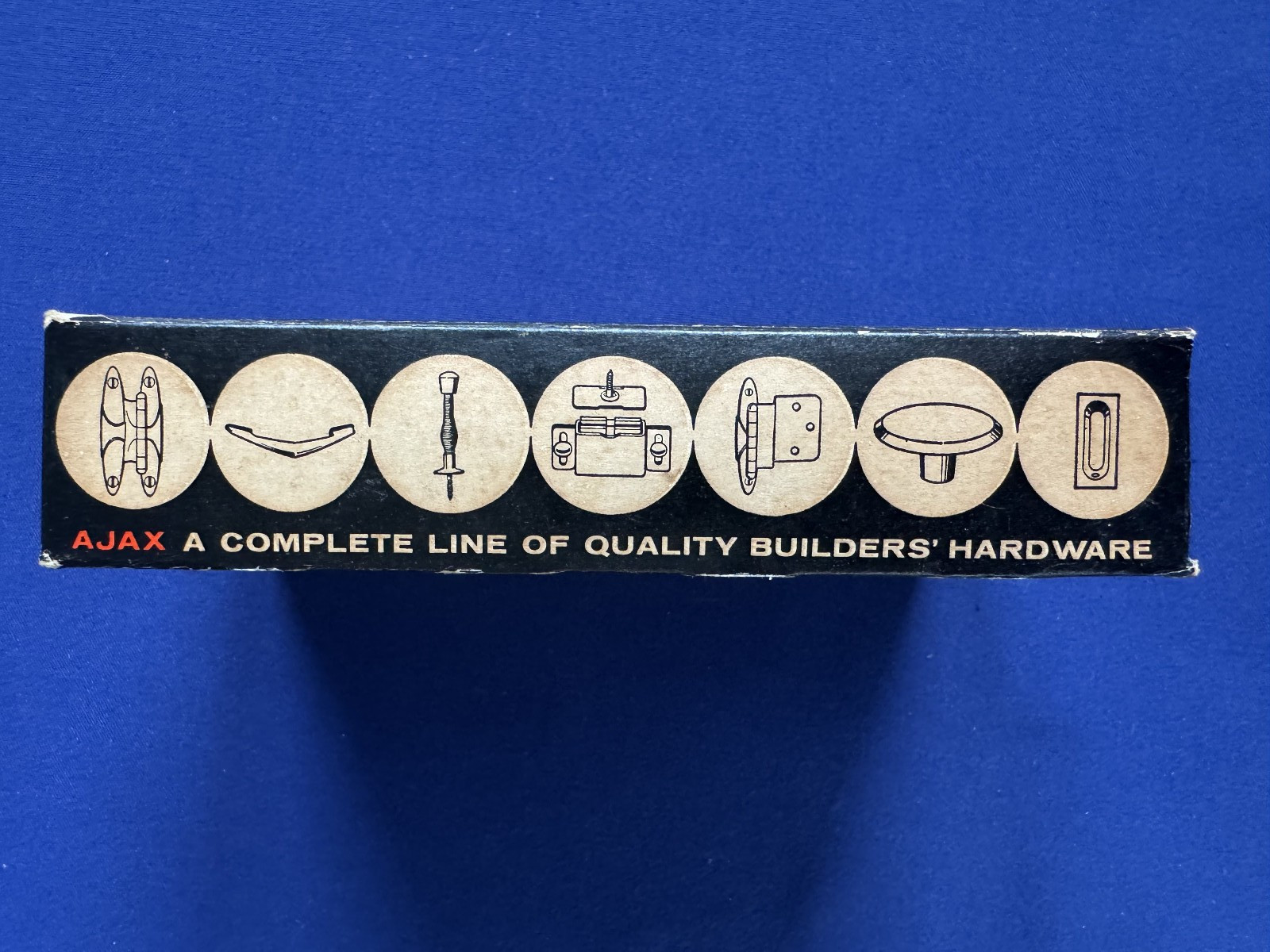 Vintage Ajax Cabinet Drawer Pull Handles 530-26 Set of 8 • MCM Chrome NOS Sealed