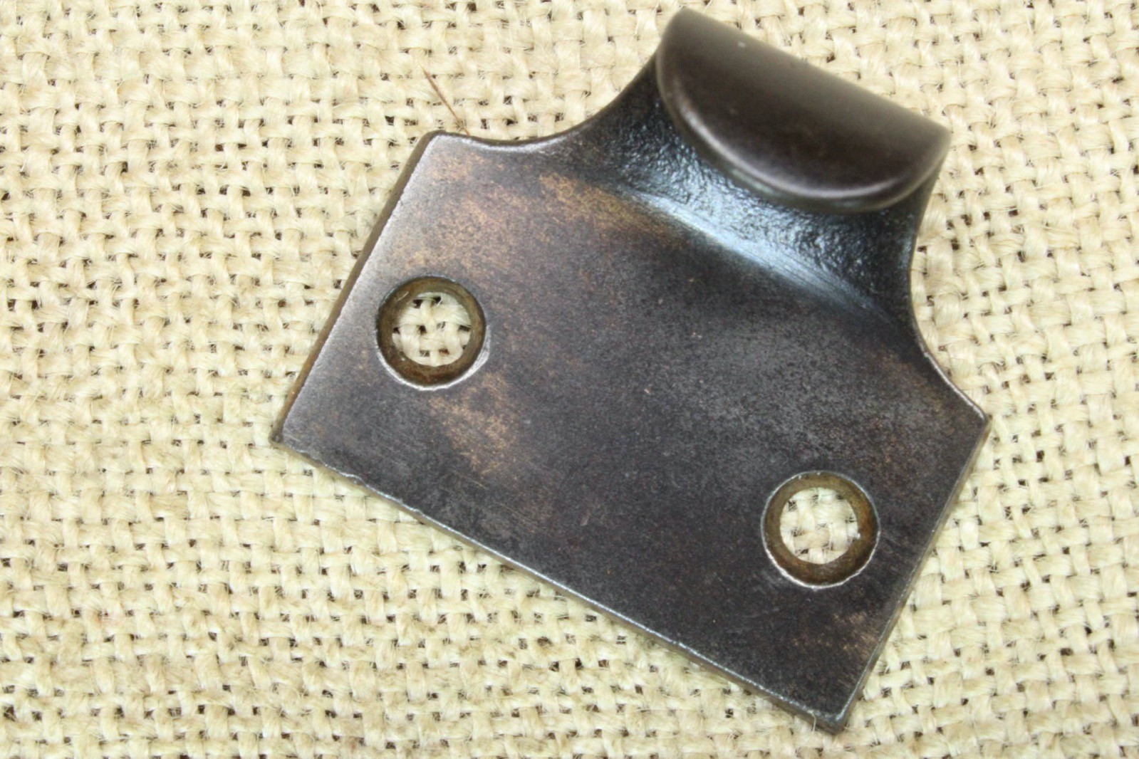 Old Window Sash Lift 1 5/8″ Drawer Pull Handles Brass Color Cast Iron Smooth