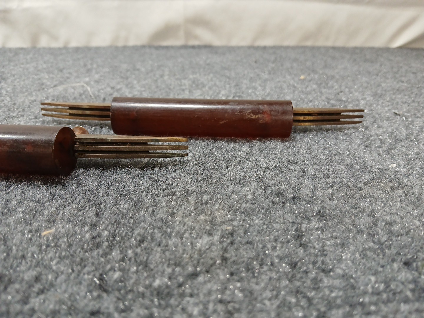 Vintage ANTIQUE Butterscotch Amber Bakelite Drawer Pulls Art Deco Brown