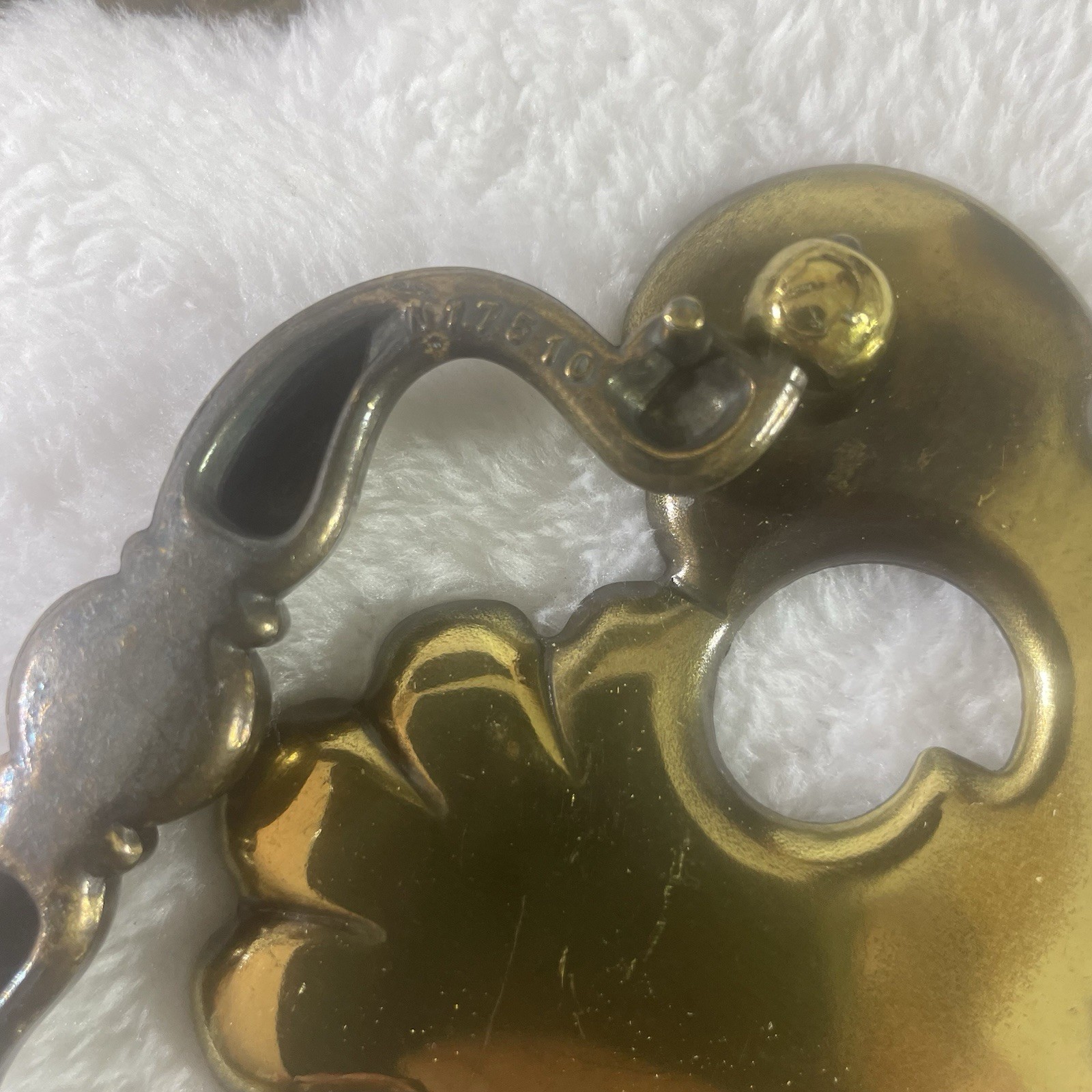 Vintage Chippendale Batwing Drop Drawer Pulls swinging Bail Brass [Lot=8]