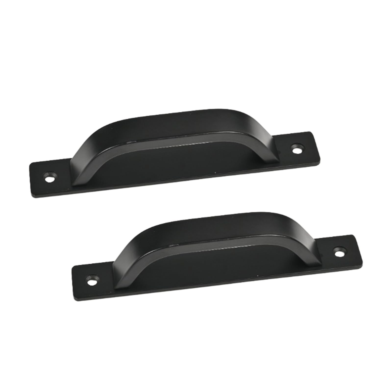 Dixiao 2Pcs 5inch/128mm Black Barn Door Handles, Cupboard Hardware Pull, Ward…