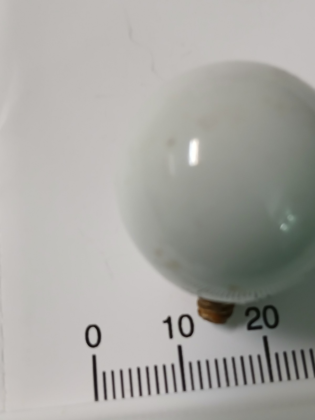 Antique 1920’s 25 mm Round Ball Threaded Knob Furniture Drawer