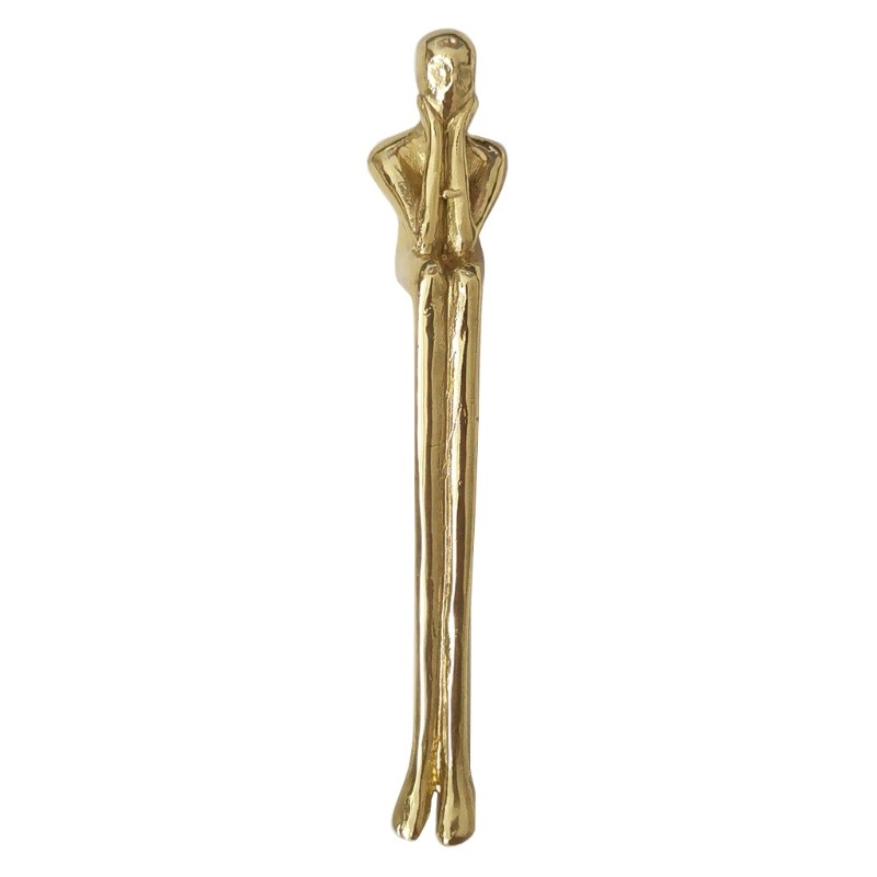 Little Golden Man Cabinet Handles Metal Drawer Pulls for Kitchen Furniture