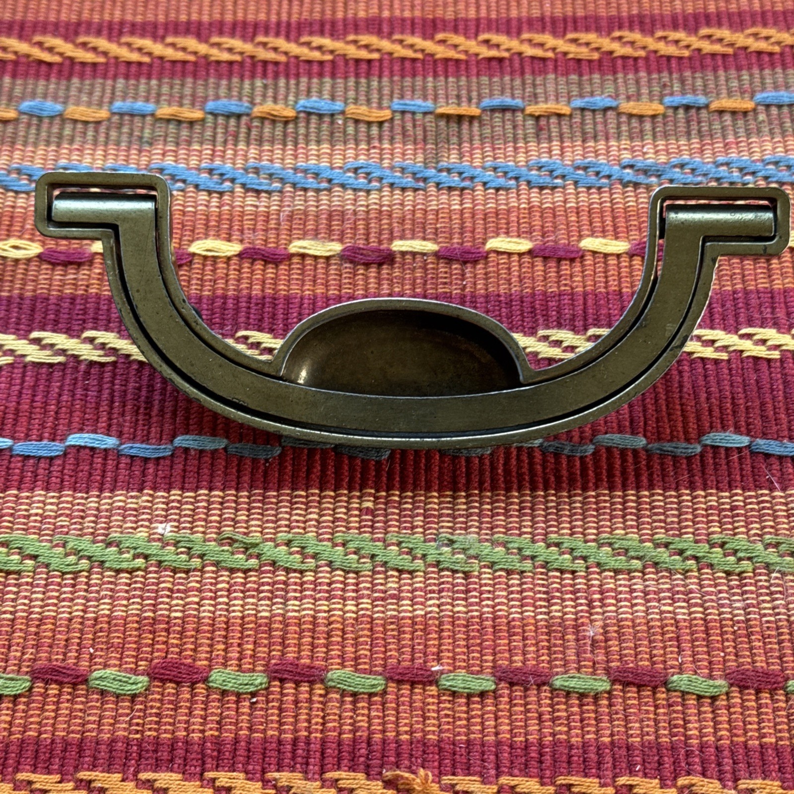 DREXEL ACCOLADE Brass Drawer Bail Pull Handle Campaign KBC N7231 – 3.5” CC