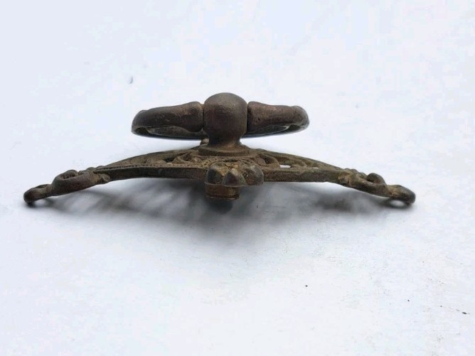 Antique Drawer Pulls Vintage Furniture Handles Brass Lot of 3