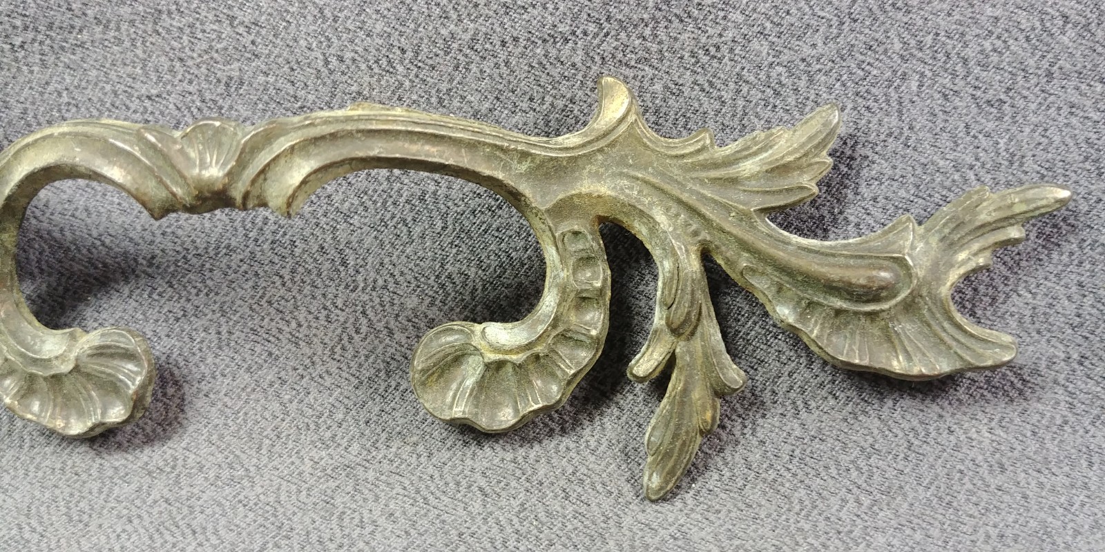 3 Match Set Cast French Provincial Handle Drawer Pull Hardware Vintage Lot 8″