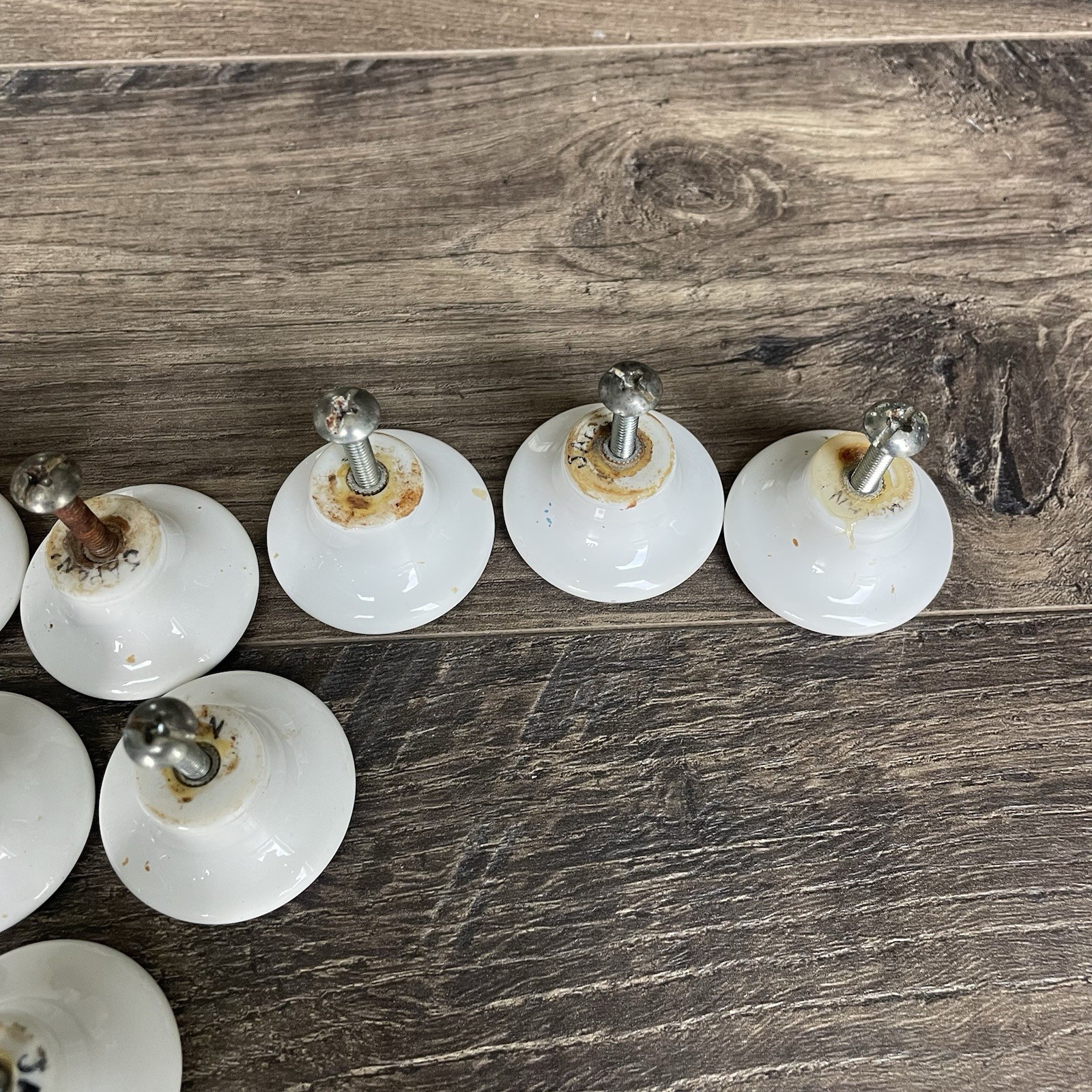 Vintage Lot of 16 Floral (3 Designs) Porcelain Cabinet Knobs Counterpoint Japan