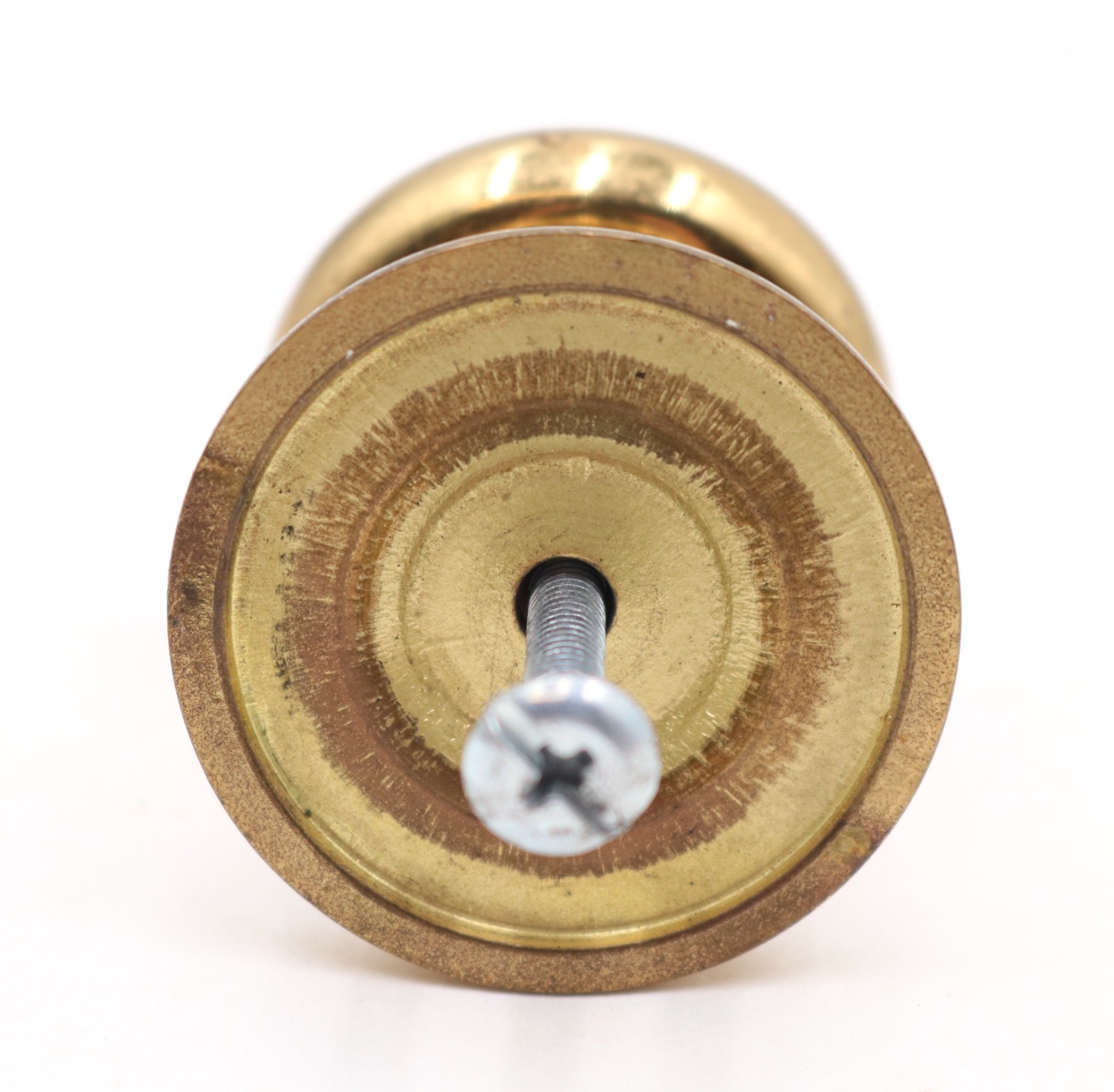 Traditional 1.375 in. Rope Brass Drawer Cabinet Knob
