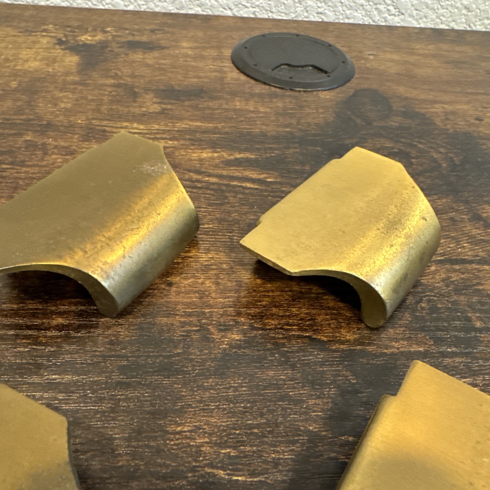 Drexel Precedent Drawer Pulls 4 Brass Handle Edward Wormley Mid Century Vintage
