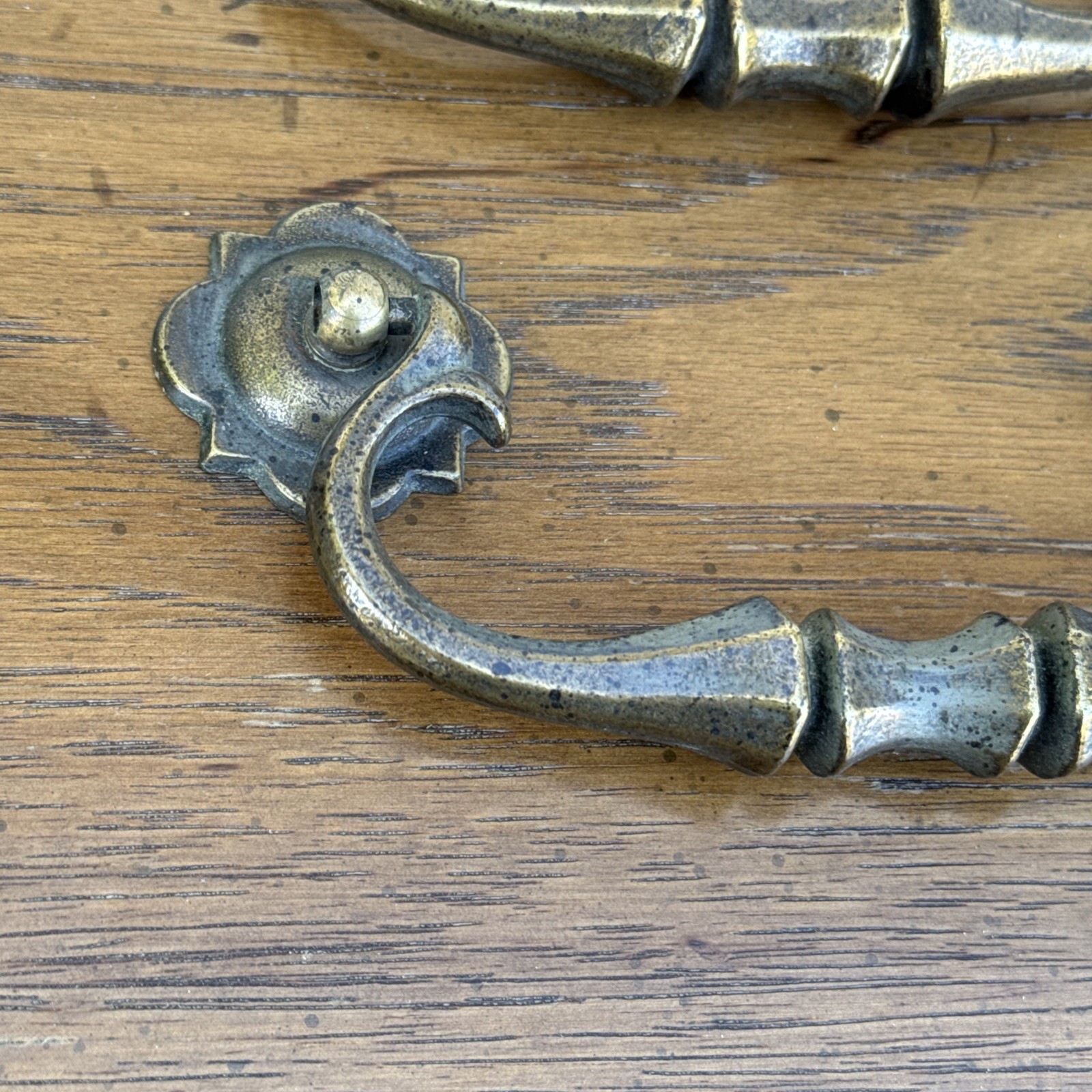 Drexel Guildhall Drawer Pulls For Vintage Dresser Nightstand Credenza MCM Brass