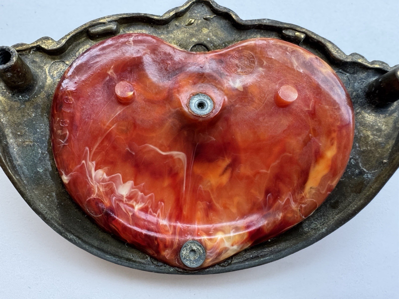 Antique Keeler Waterfall Dresser Drawer Pull Bakelite K676