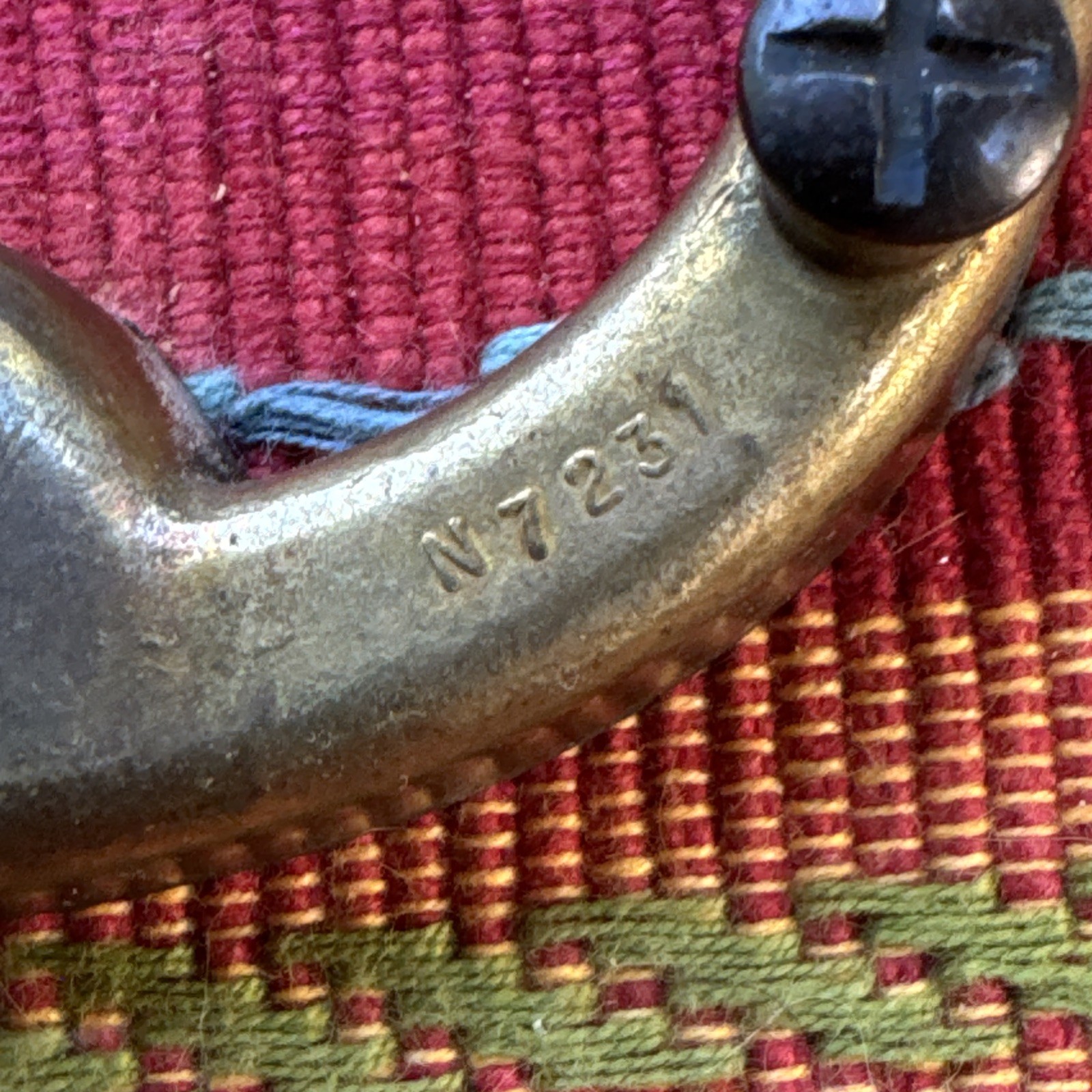 DREXEL ACCOLADE Brass Drawer Bail Pull Handle Campaign KBC N7231 – 3.5” CC