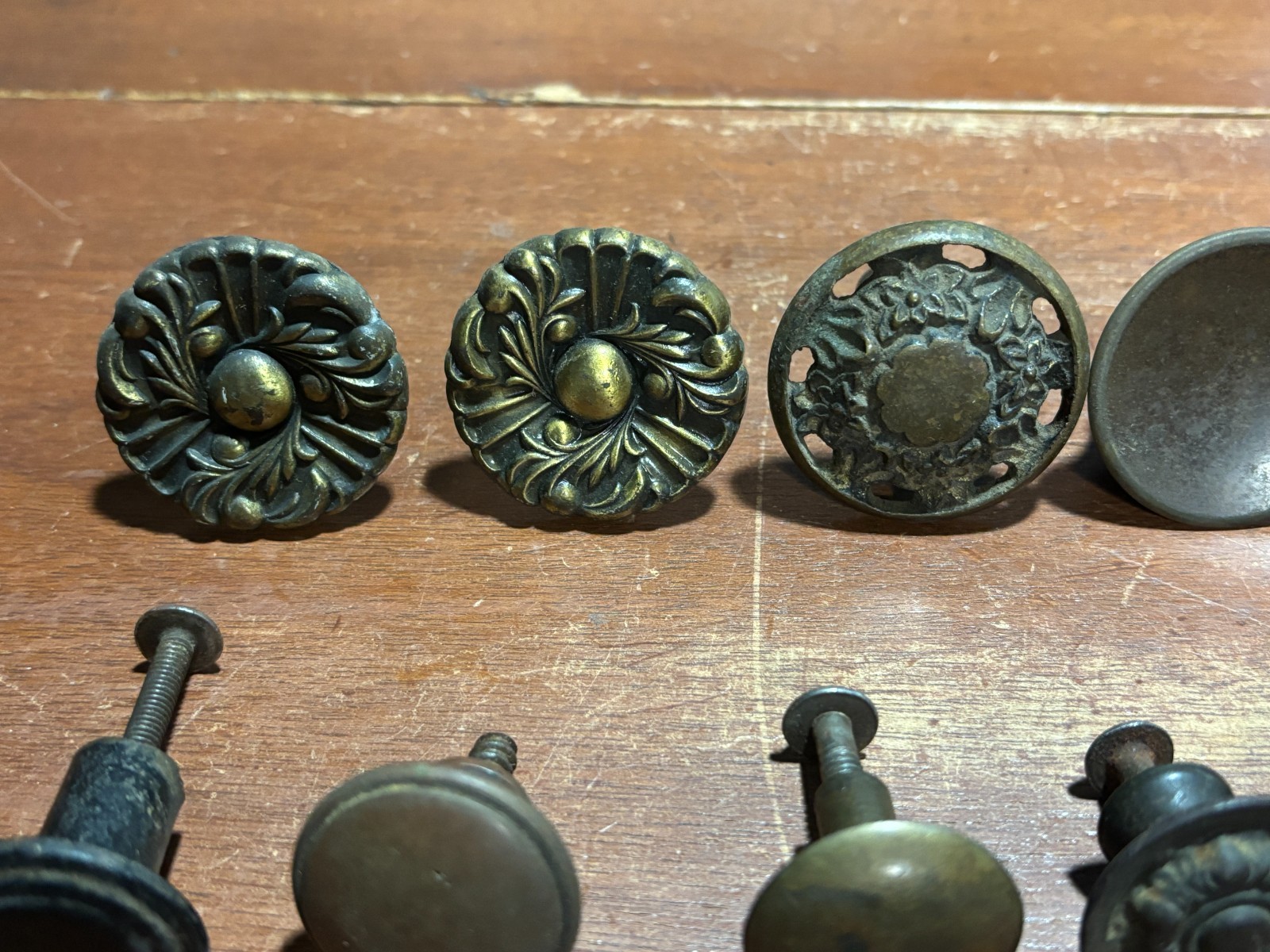 Lot of 13 Mixed Vintage Drawer/Cabinet Pulls Various Sizes