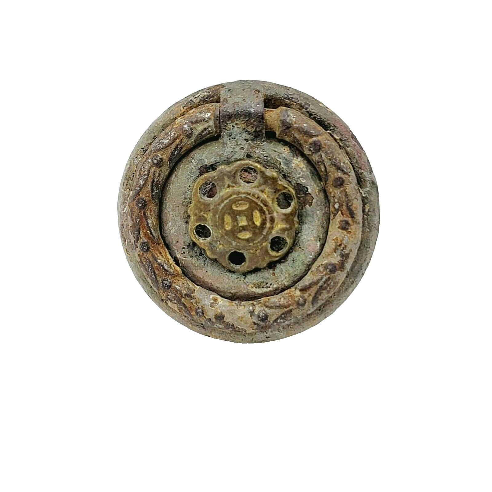 Vintage Steel Drawer Pull Handle Salvage Hardware SINGLE ONLY 1 1/2″