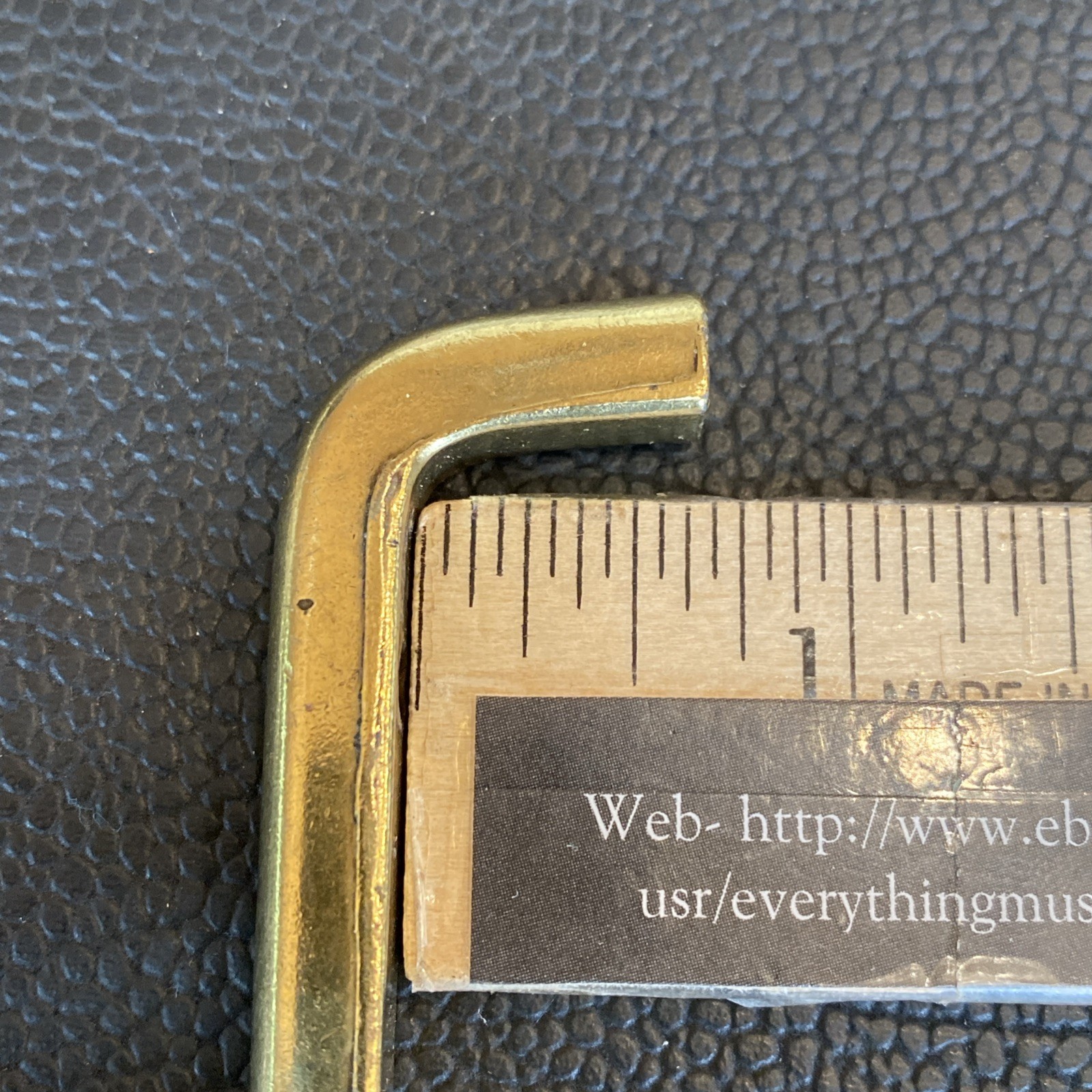 Lot 13 KBC Keeler Brass Co Vtg Drawer Pull Filing Cabinet Fixed Handle MCM Solid
