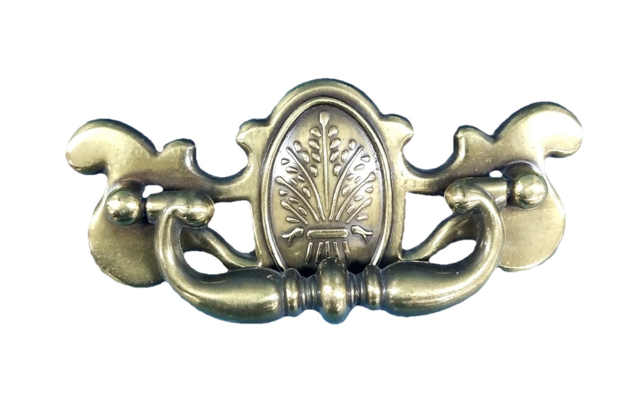 Set of 4 Vintage Keeler Brass Co Wheat Sheaf Drawer Pulls KBC 42072 CP 2439