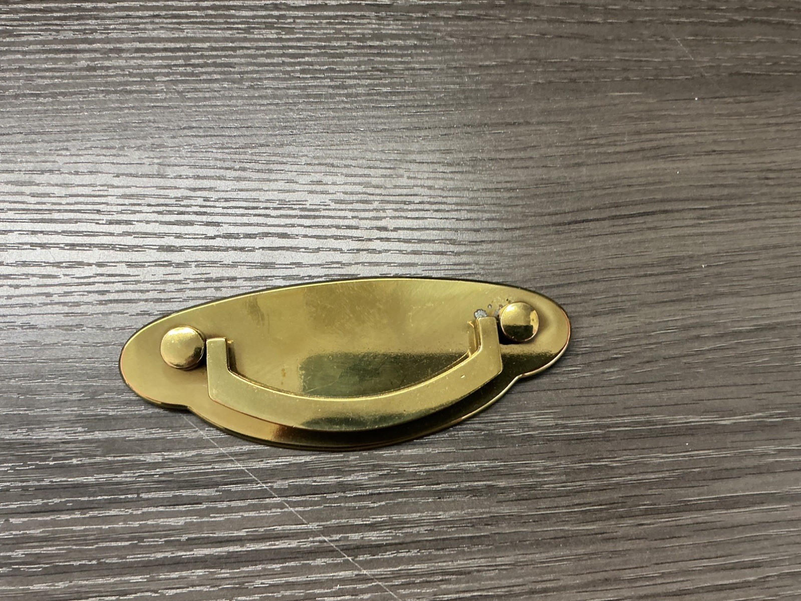 Keeler Brass Co vintage drawer pull N41383 new old stock with screws (58