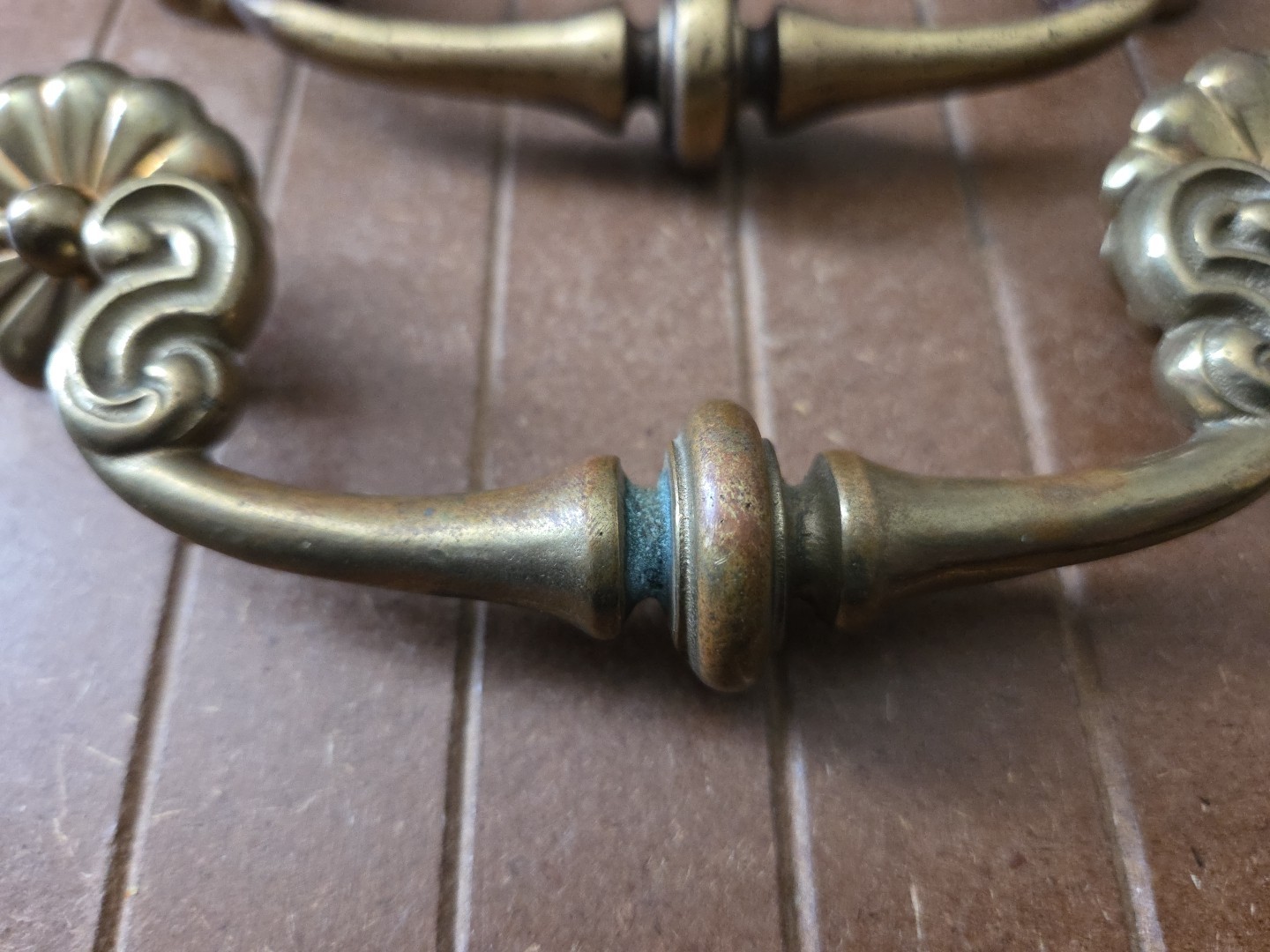 Antique Brass 5″cc Brass Drop Cabinet Bail Pull furniture cabinets drawers-pair