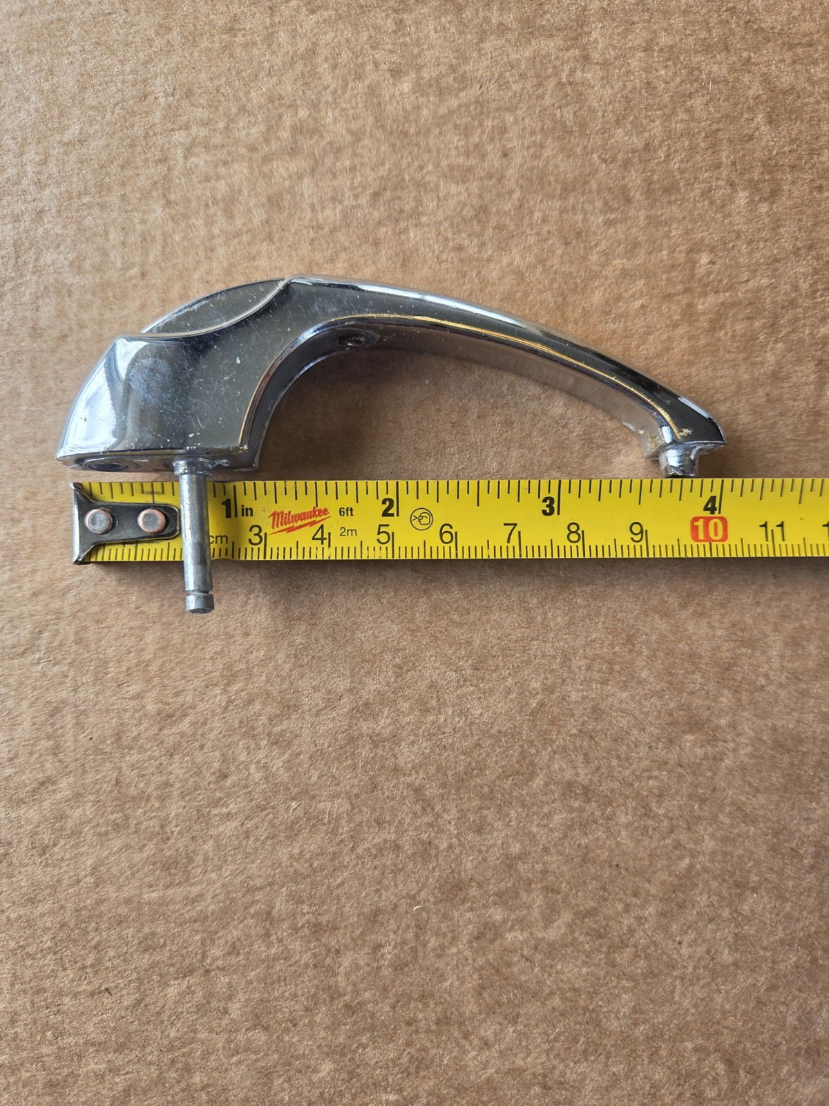 Rare Vintage Chrome Cabinet Pulls Handles Set of 6Hardware Art Deco 1930s – 40s
