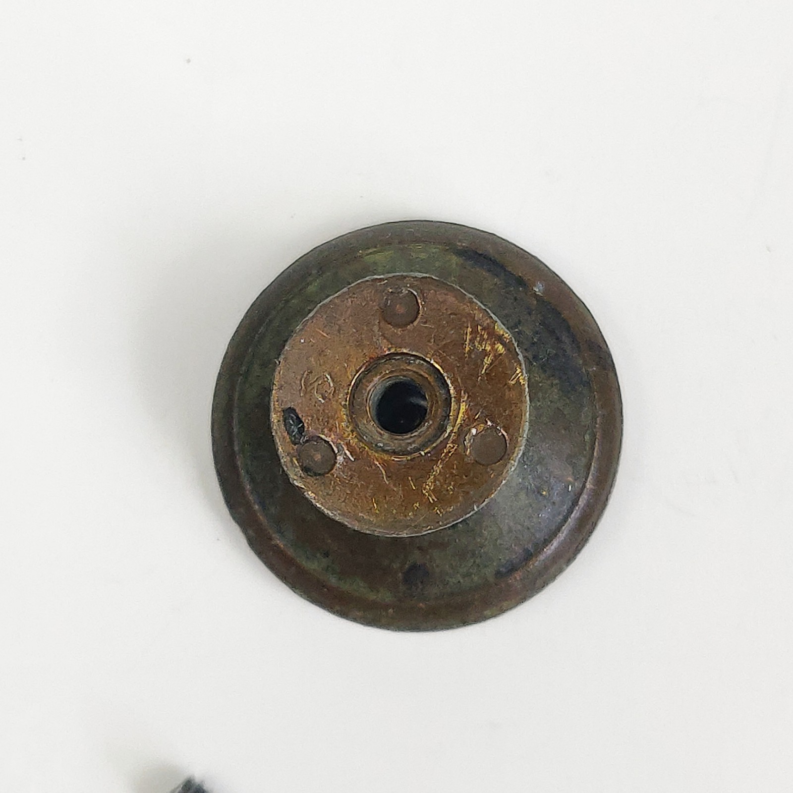 Vintage Brass Backplate & Doorknob Pull for Cabinet Drawer Canada SP122A